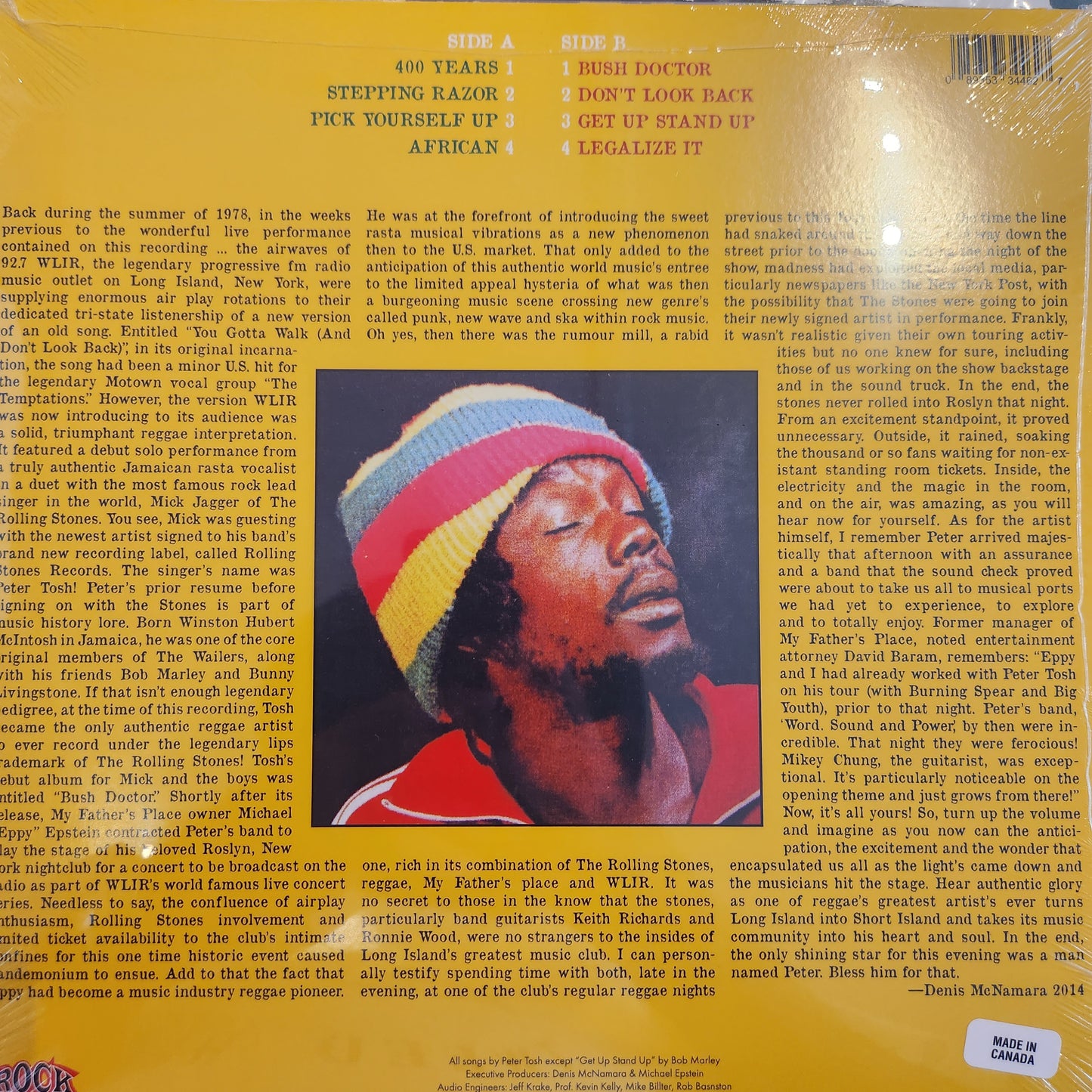 Peter Tosh - Live At My Father's Place (LP)