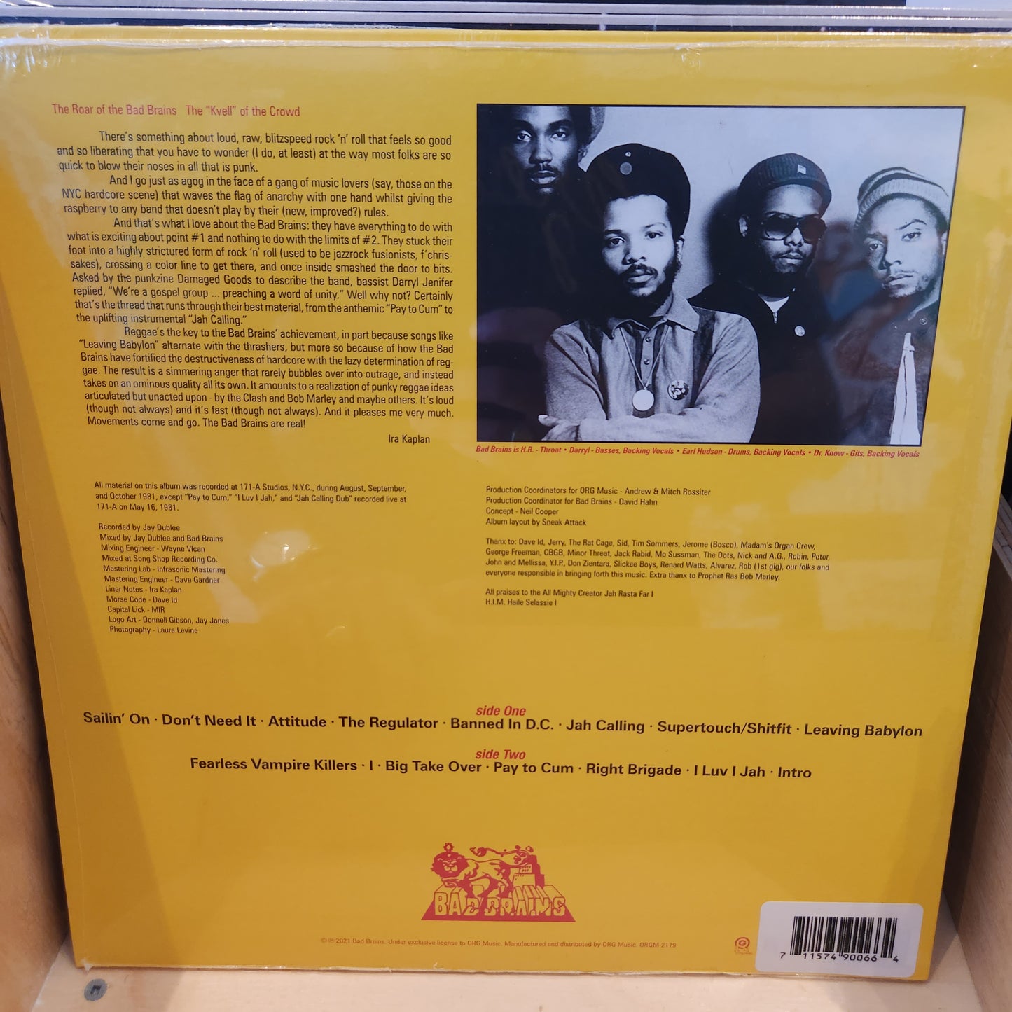 Bad Brains - Bad Brains - Vinyl LP
