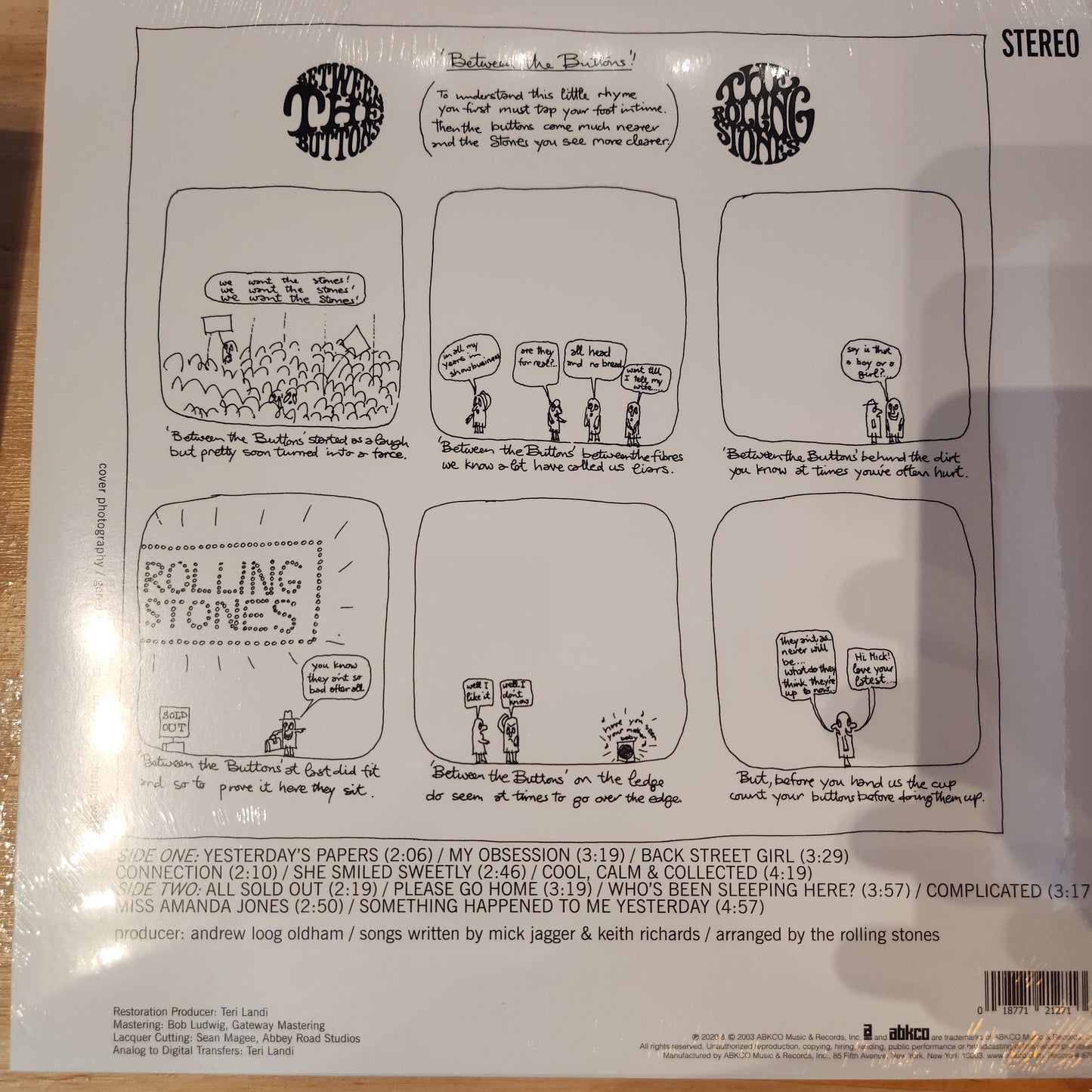 The Rolling Stones - Between the Buttons - Vinyl LP