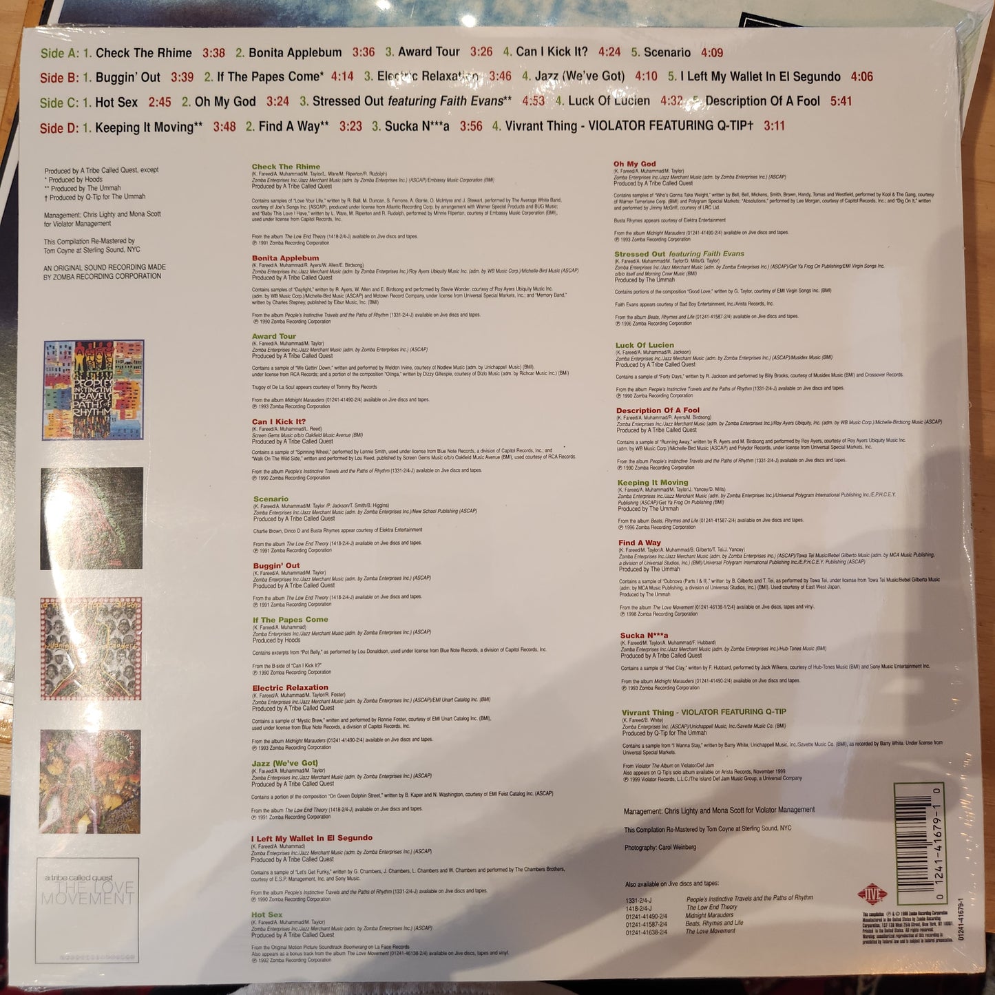 Tribe Called Quest - Anthology - Vinyl LP,I