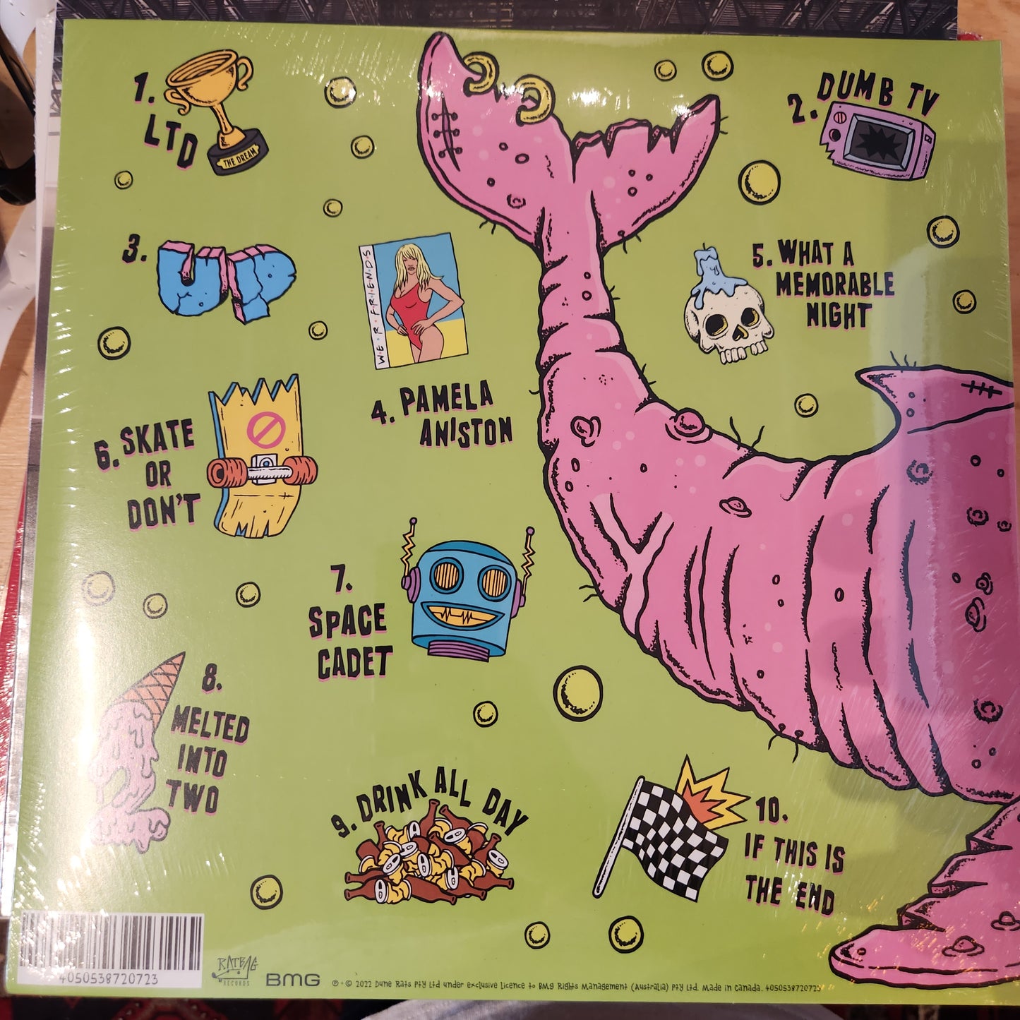 Dune Rats - Real Rare Whale - Green Vinyl LP