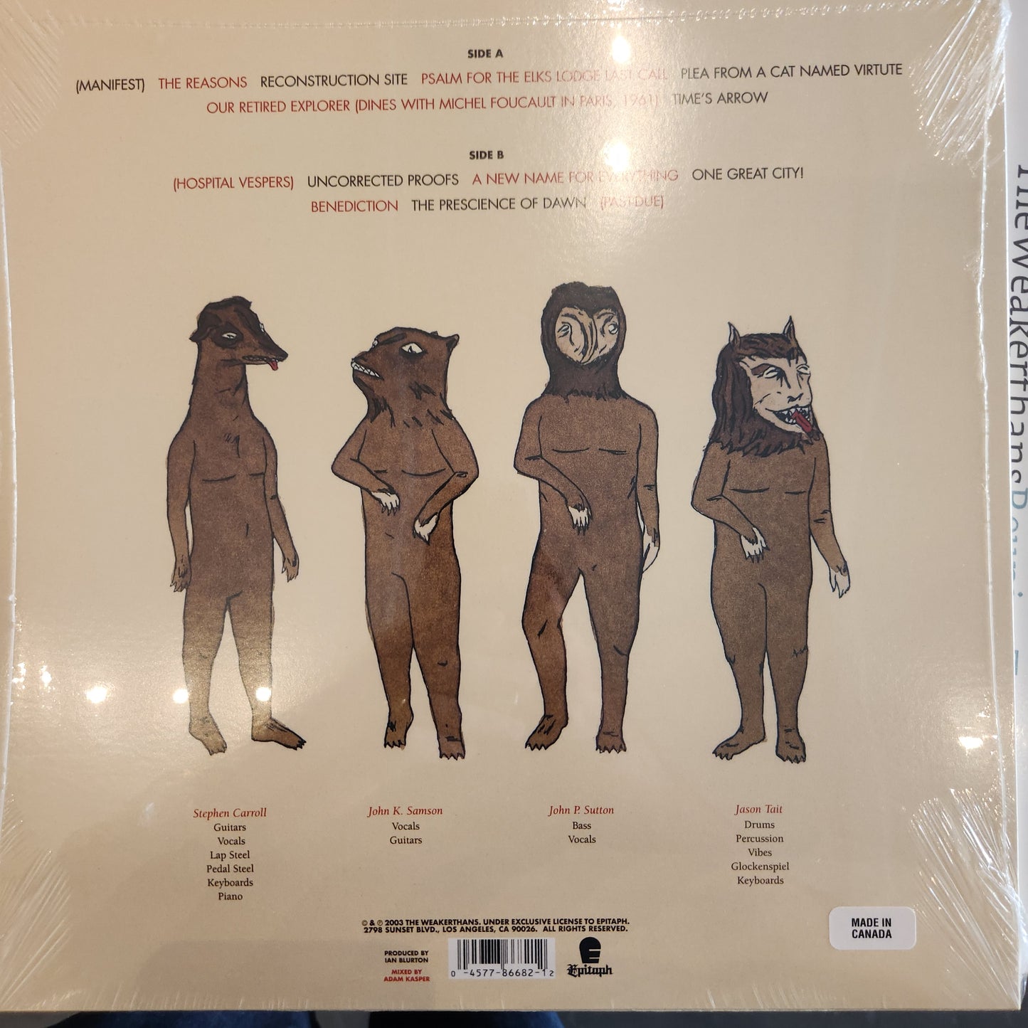 The Weakerthans - Reconstruction Site - Colour Vinyl LP