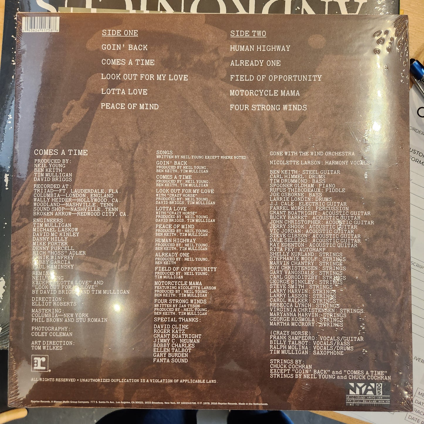 Neil Young - Comes a Time - Vinyl LP