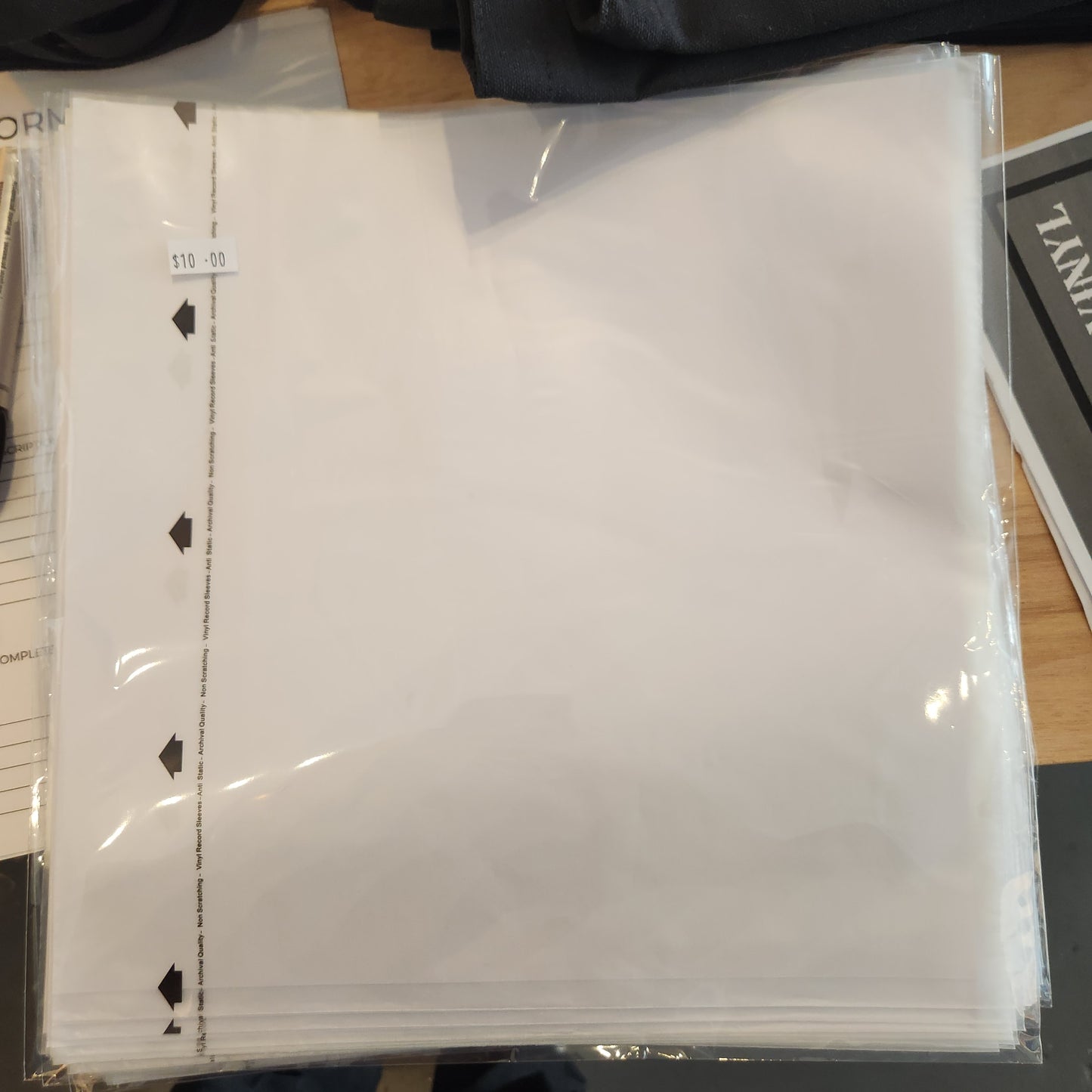 Anti Static Inner Sleeves - 10 Pack