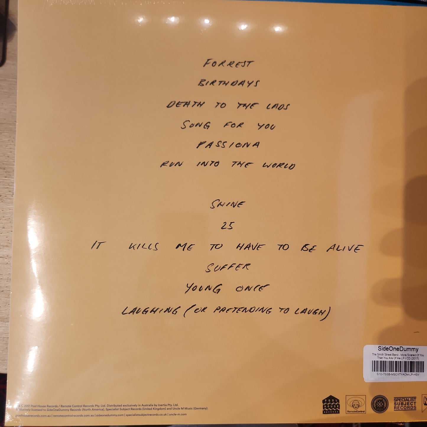 The Smith St Band - More Scared of You Than you are of Me - Coloured Vinyl LP