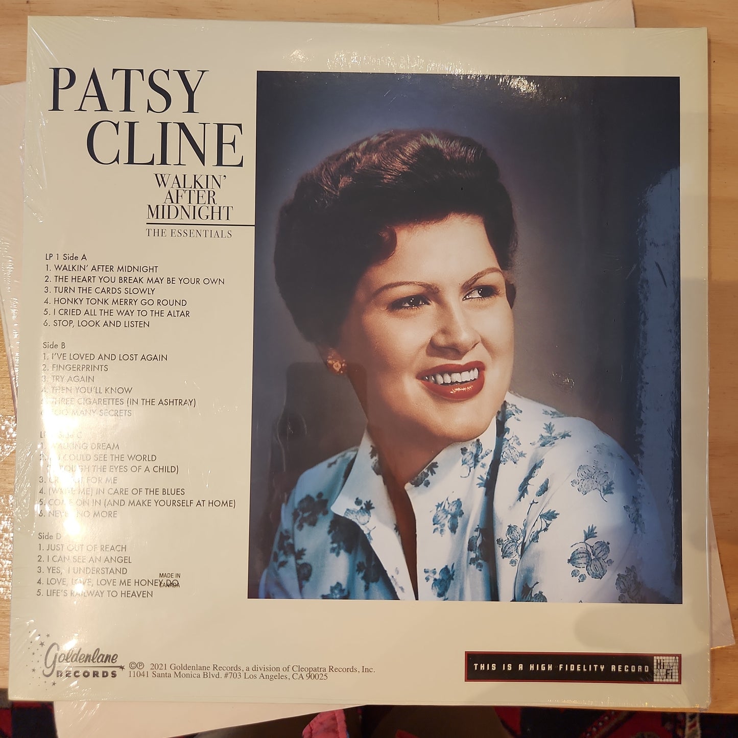 Patsy Cline - Walkin' after Midnight - Vinyl LP