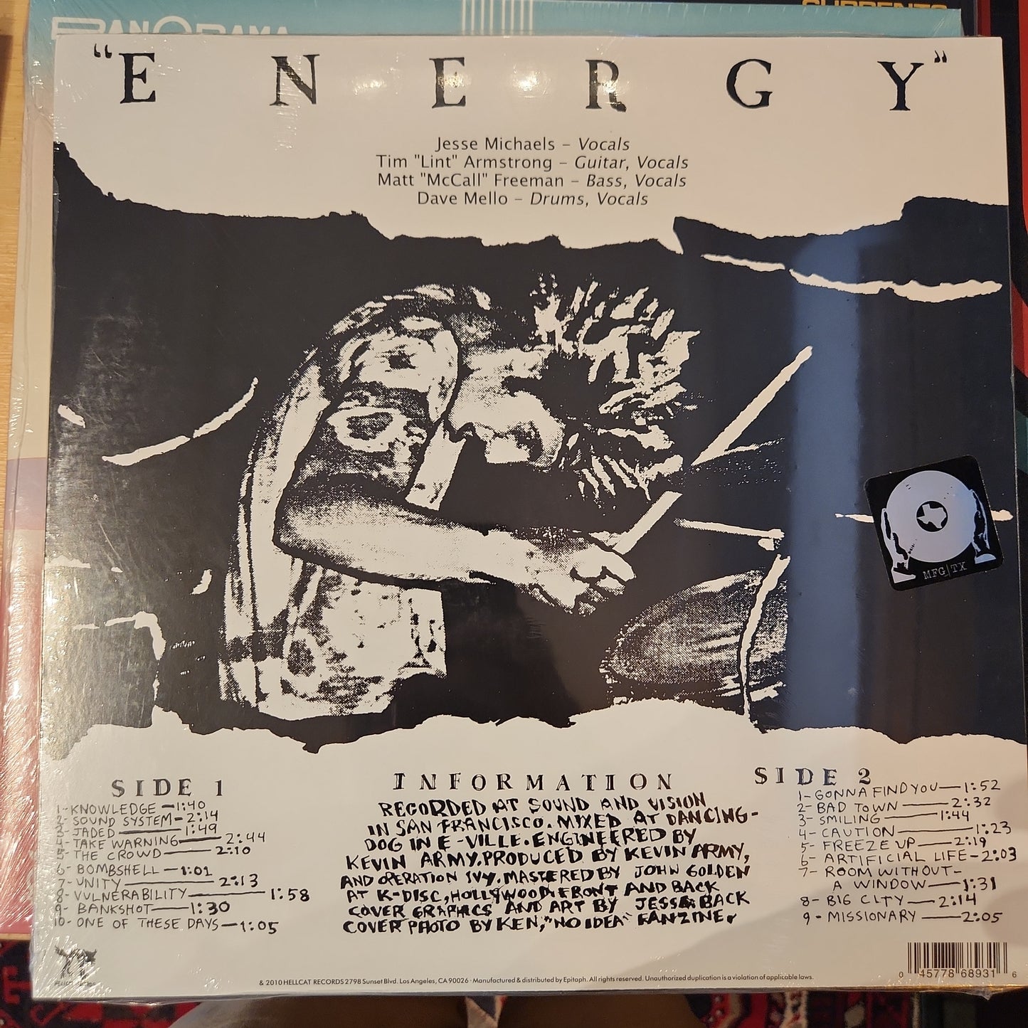 Operation Ivy - Energy - Vinyl LP