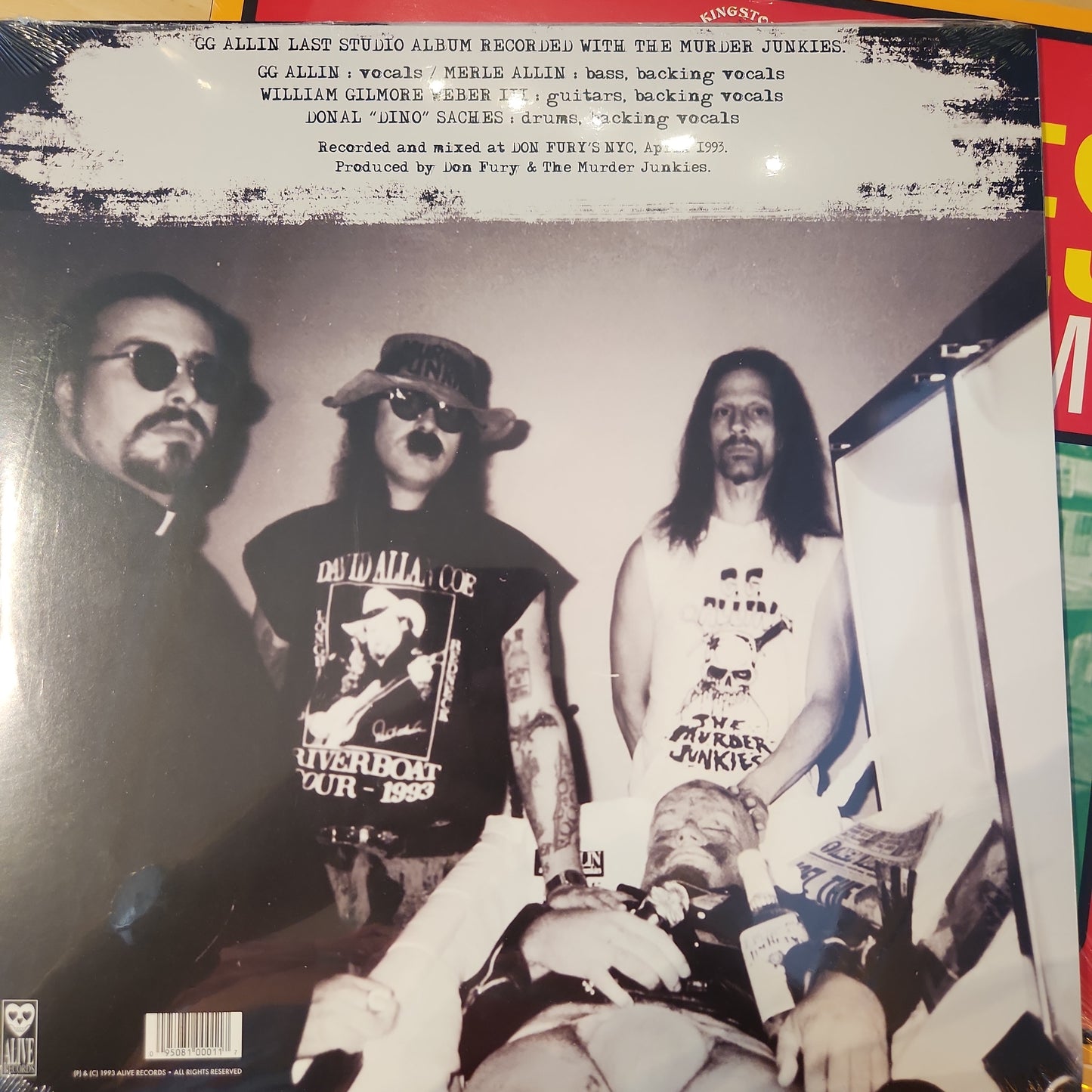 GG Allin & the Murder Junkies - Brutality and Bloodshed - Vinyl Lp