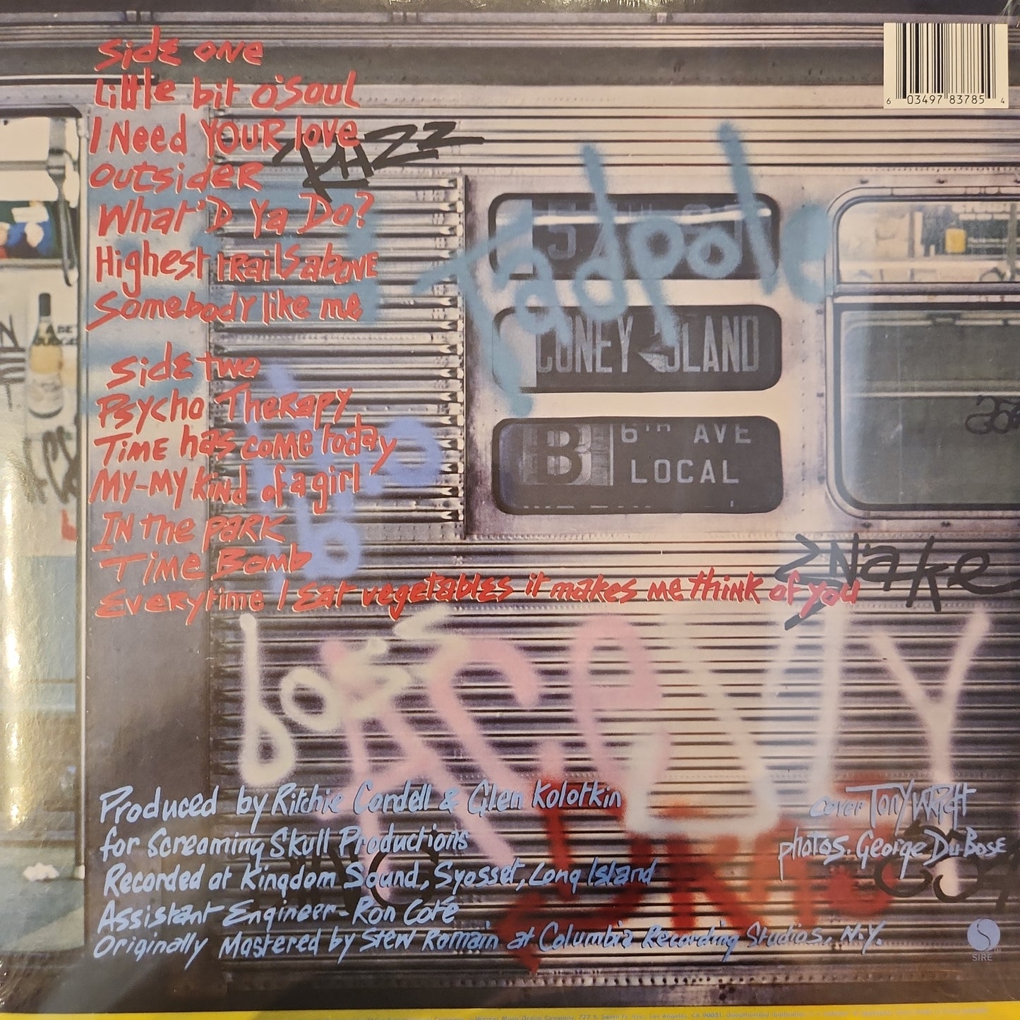 The Ramones - Subterranean Jungle - Limited Colour Vinyl