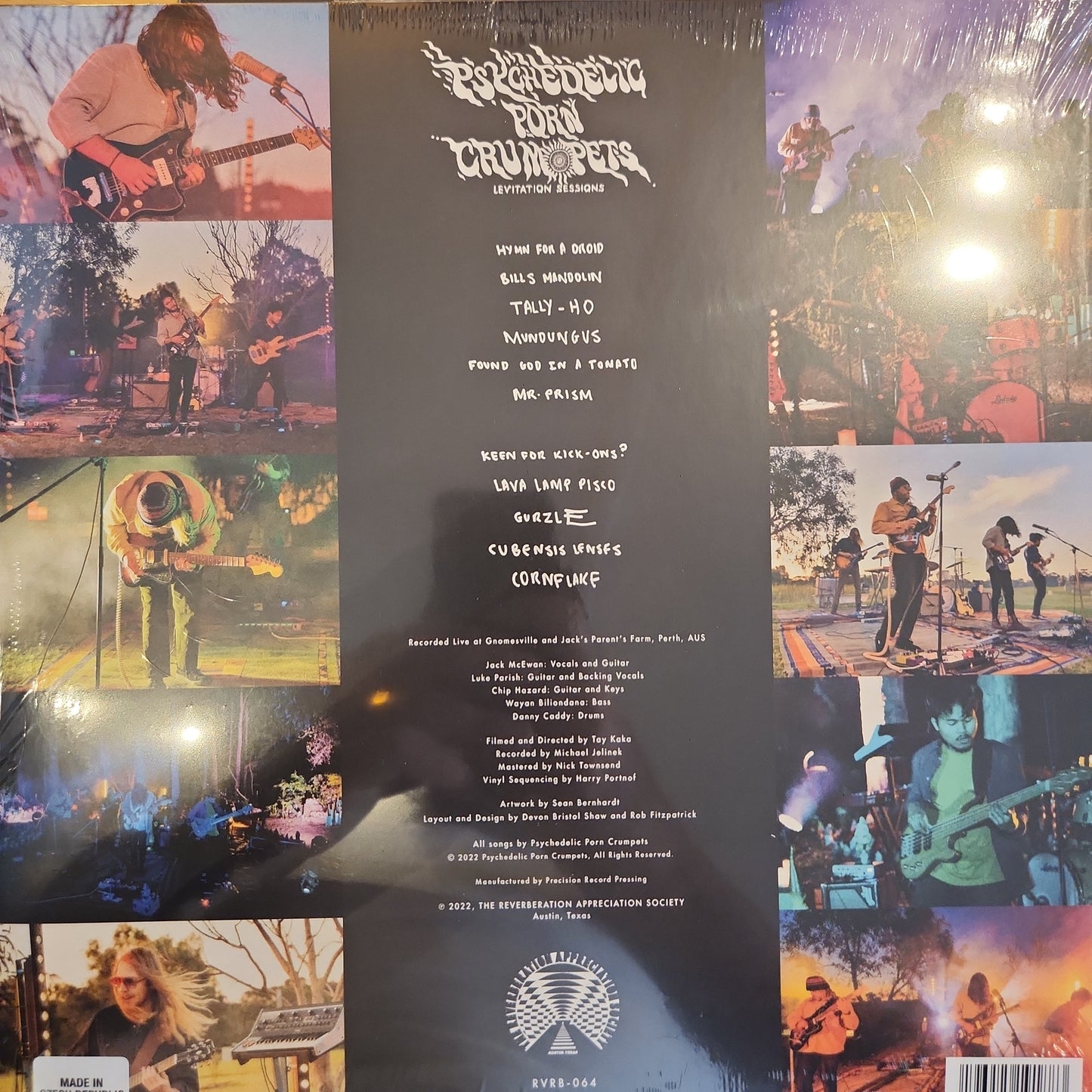 Pschedelic Porn Crumpets - Leviation Sessions - Vinyl LP