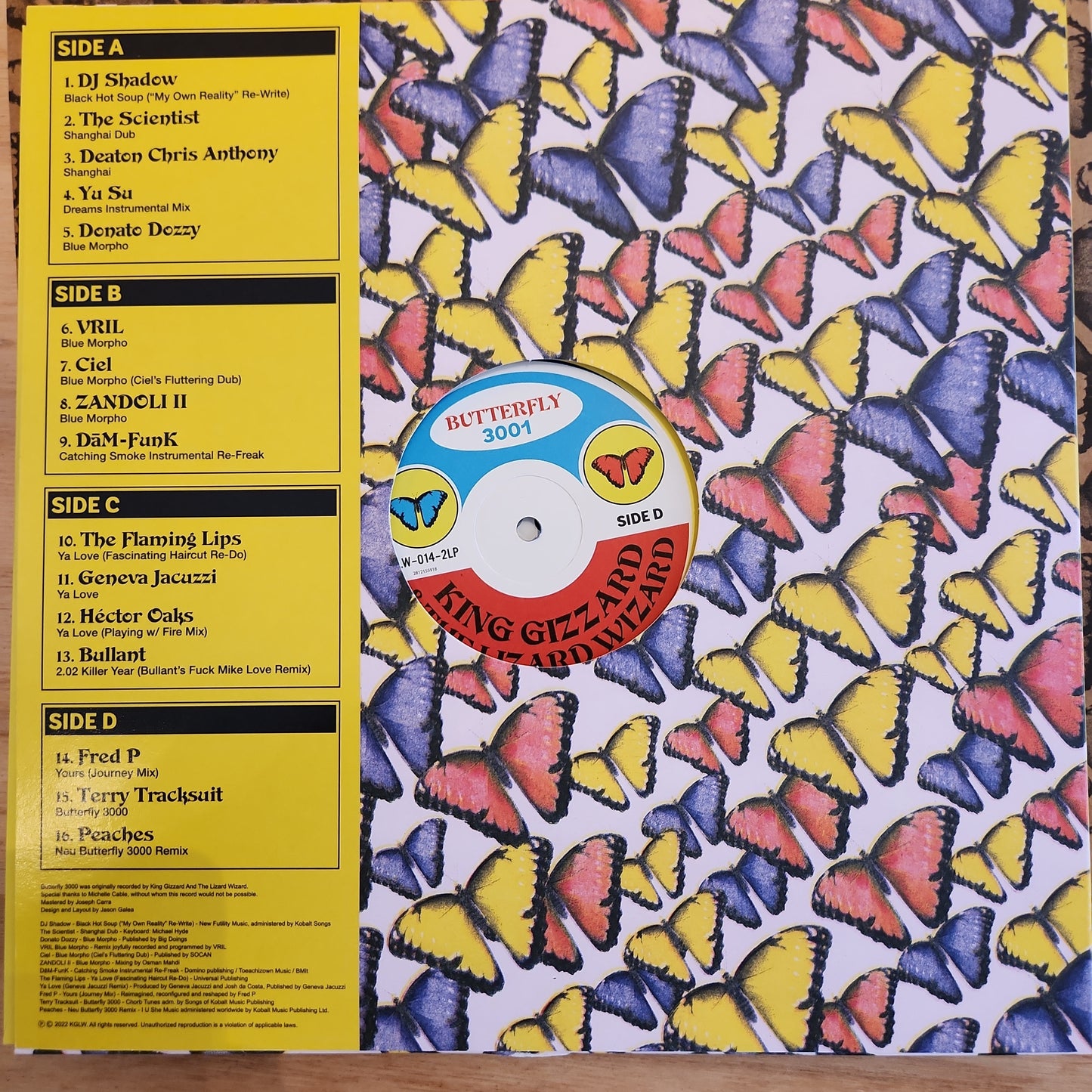 King Gizzard & The Lizard Wizard - Butterfly 3001 - Morpho Wax edition Vinyl LP