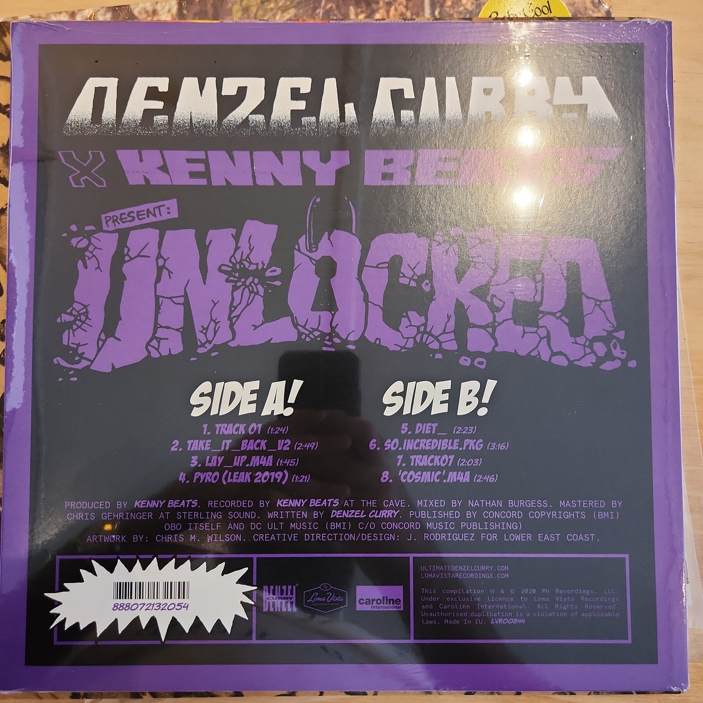 Denzel Curry and Kenny Beats - Unlocked - Colour Vinyl LP