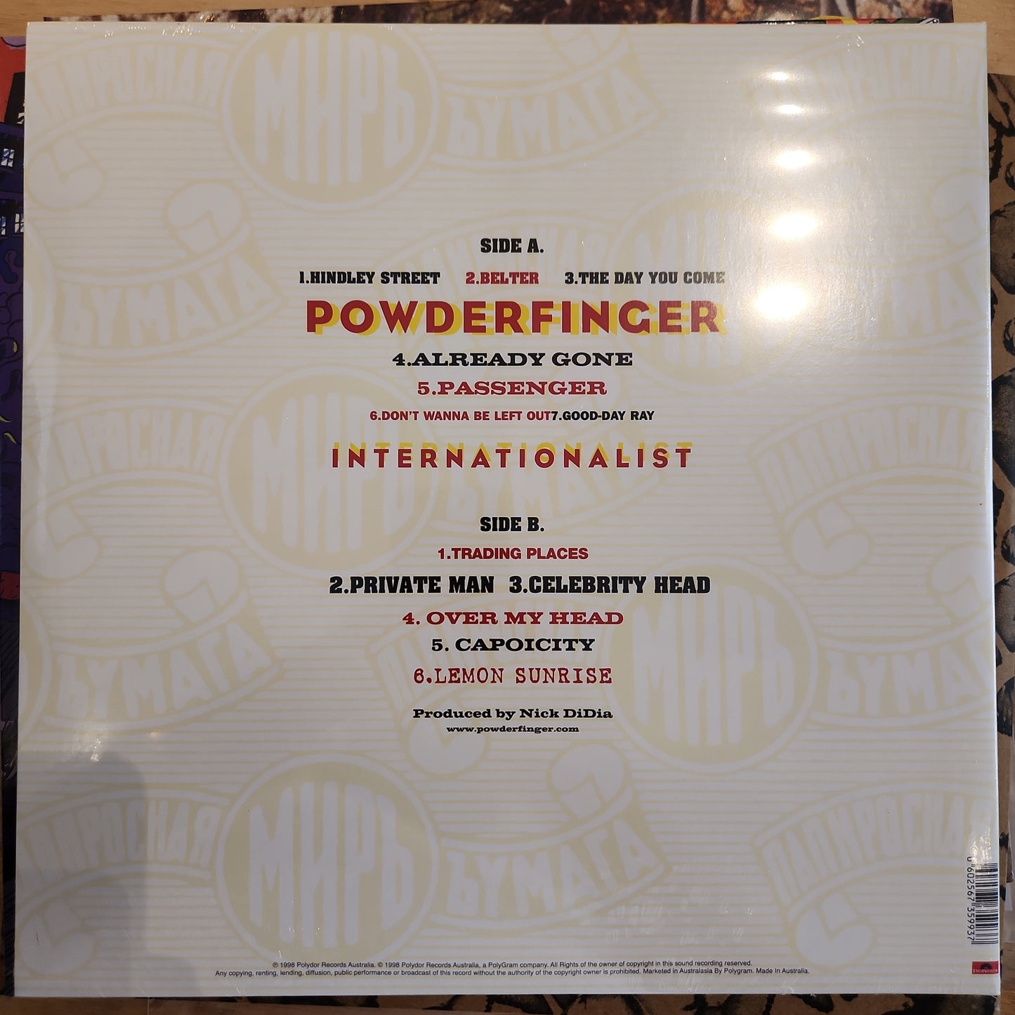 Powderfinger - Internationalist - Vinyl LP