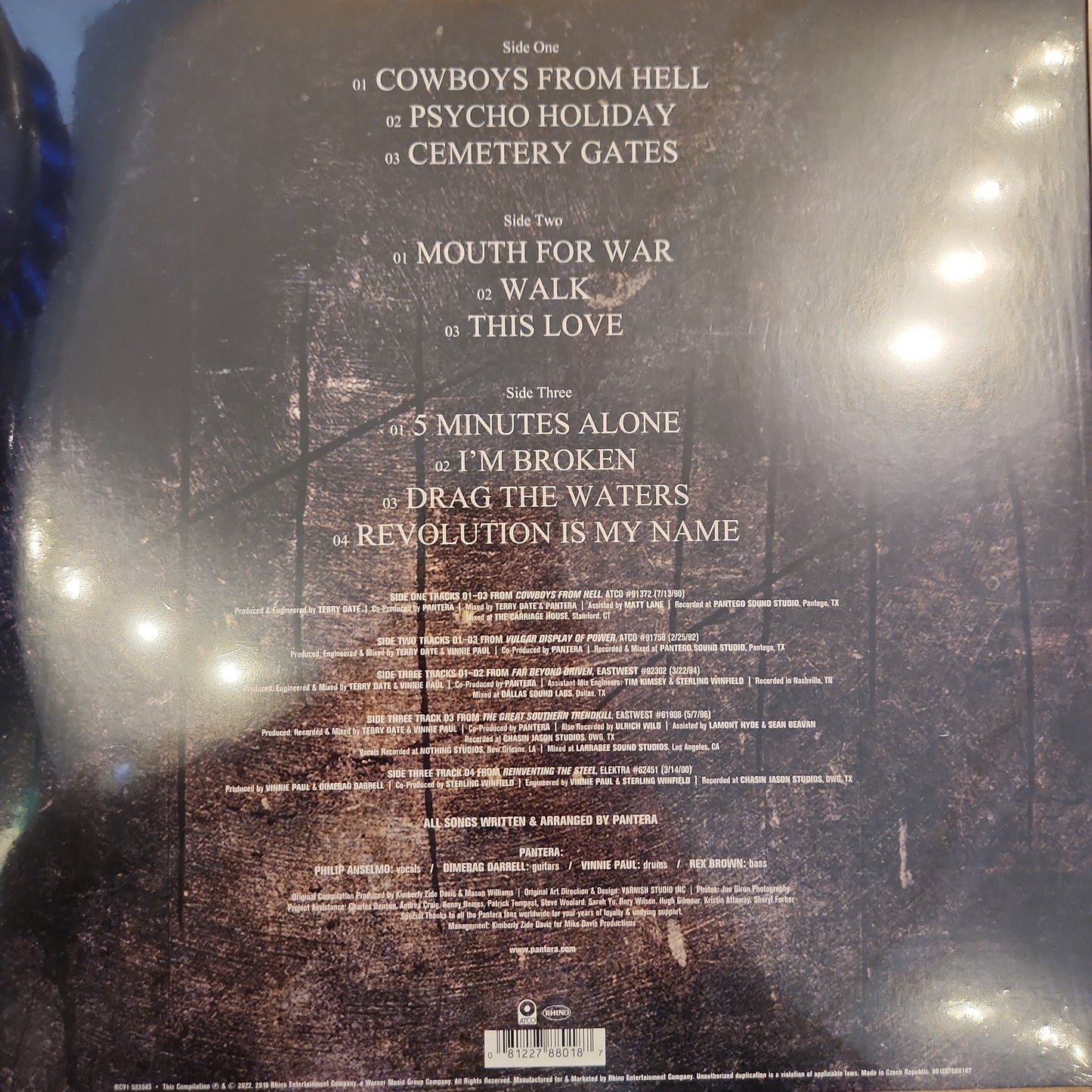 Pantera - A decade of Domination - Ltd Black Ice Vinyl LP