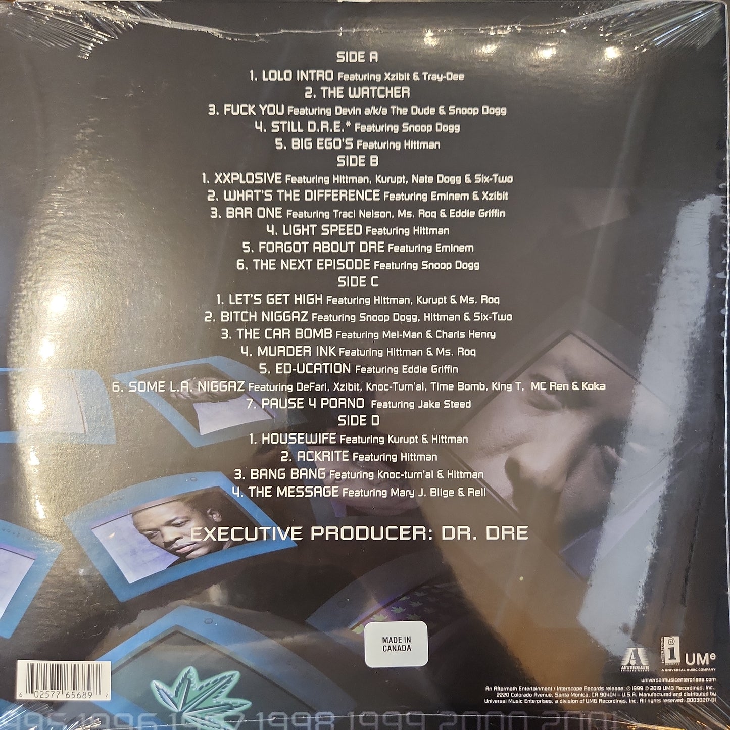 Dr Dre - 2001 - Vinyl LP