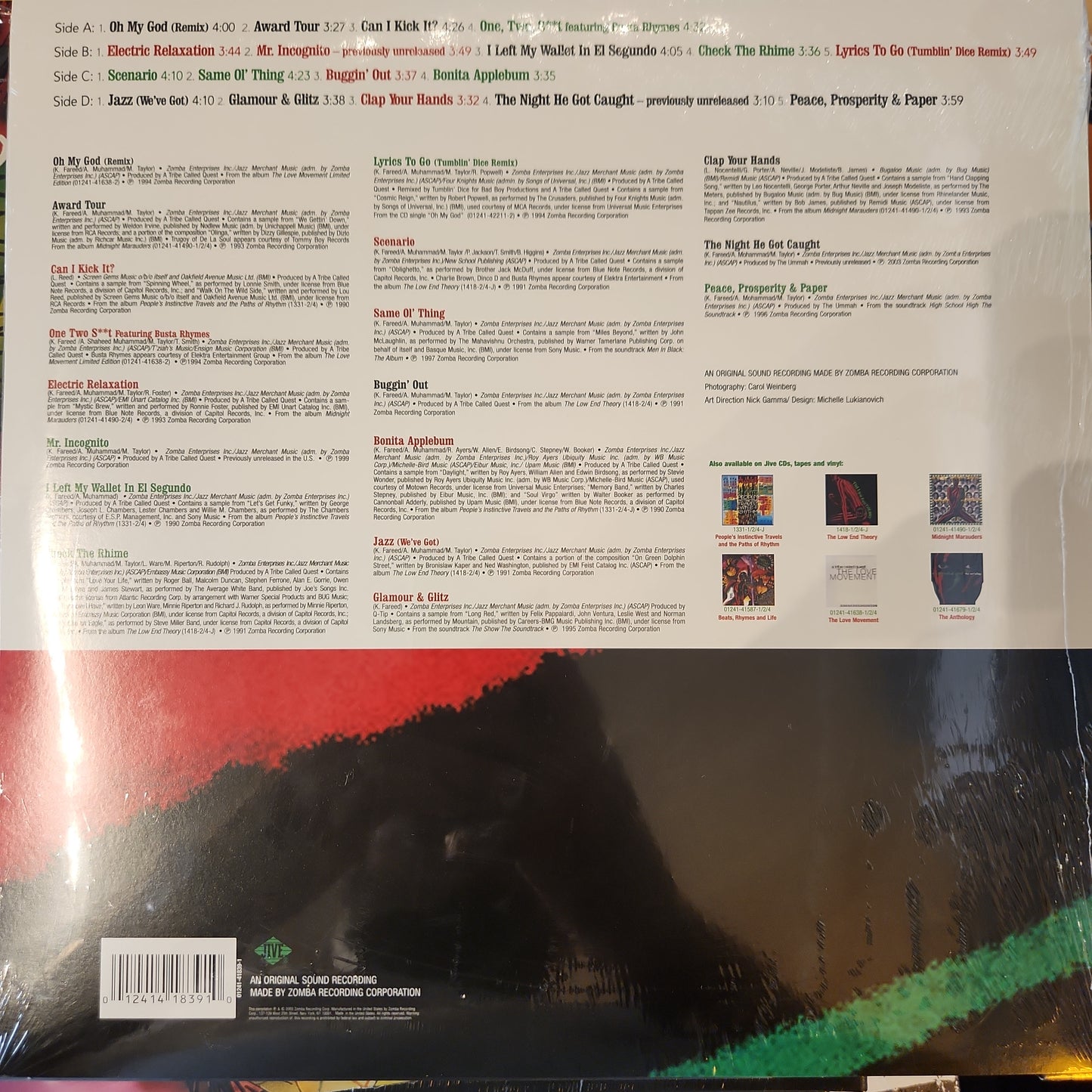 A Tribe Called Quest - Hits, rarities and remixes - Vinyl LP