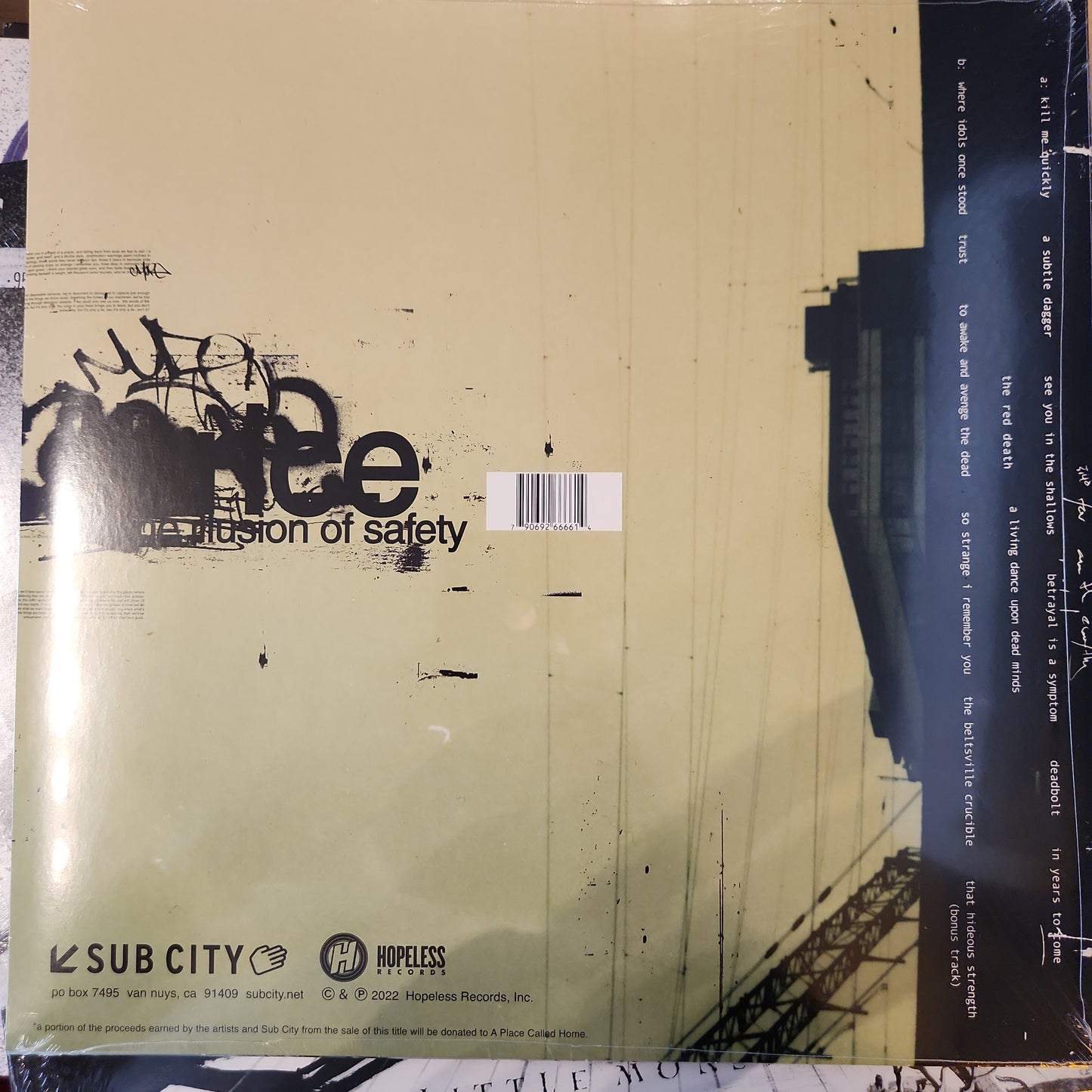 Thrice - The Illusion of safety - 20th Anniversary Blue Vinyl