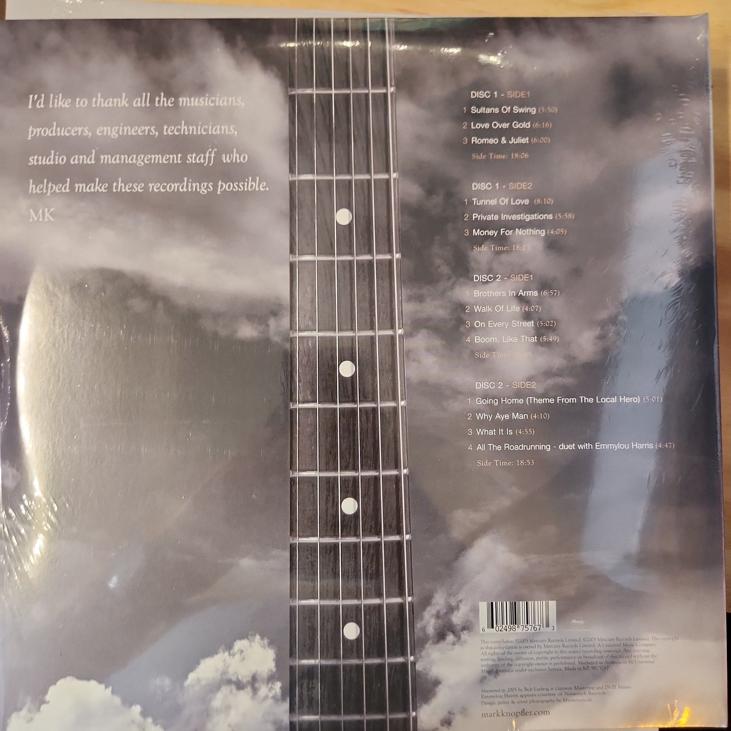 Dire Straits & Mark Knopfler - Private Investigations : The Best of - Double Vinyl LP