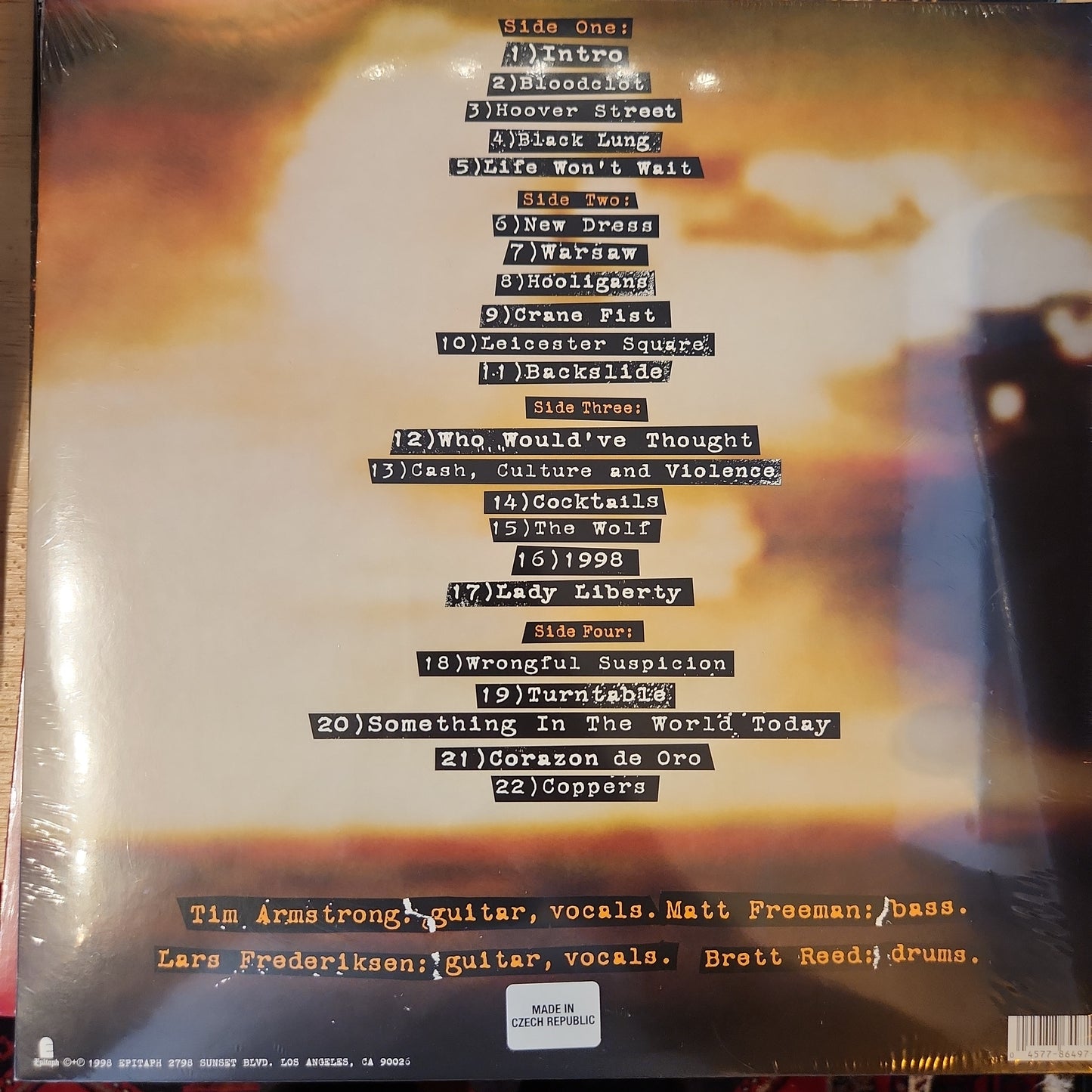Rancid - Life Won't Wait - Double Vinyl LP