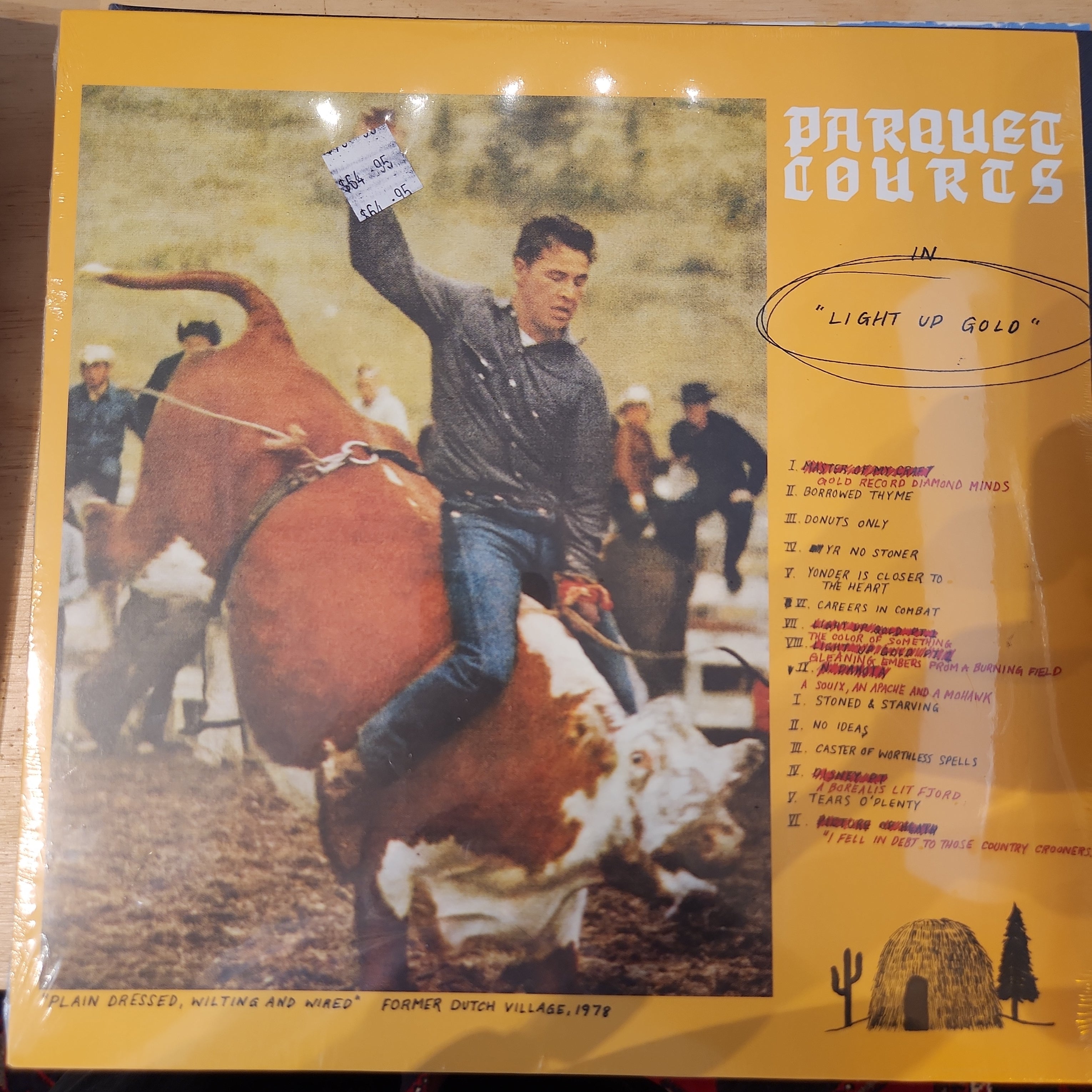 parquet courts light up gold vinyl