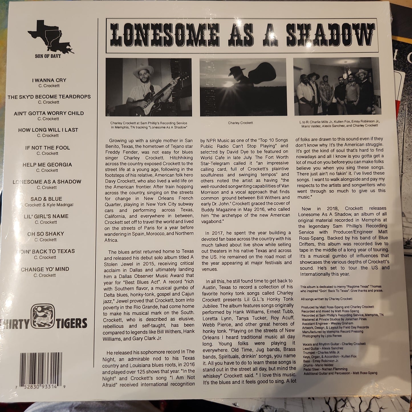 Charley Crockett - Lonesome as a Shadow - Vinyl LP
