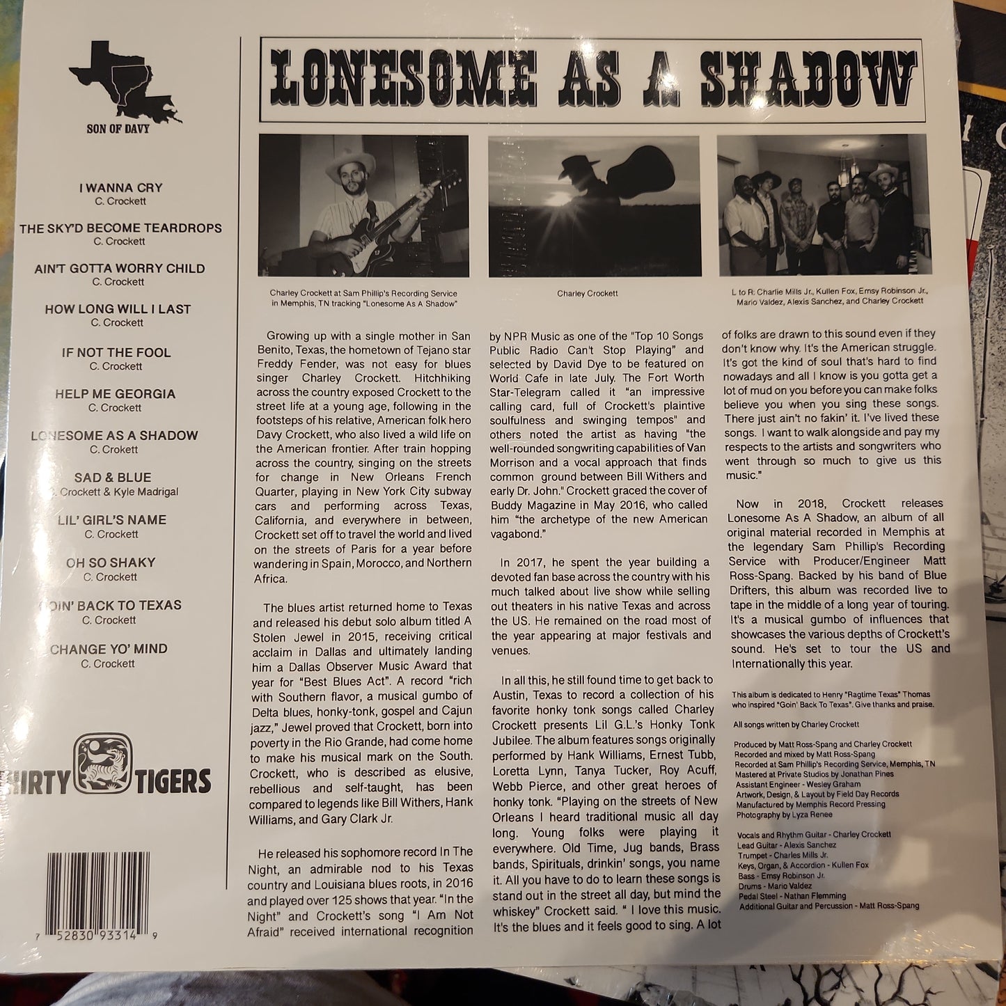 Charley Crockett - Lonesome as a Shadow - Vinyl LP