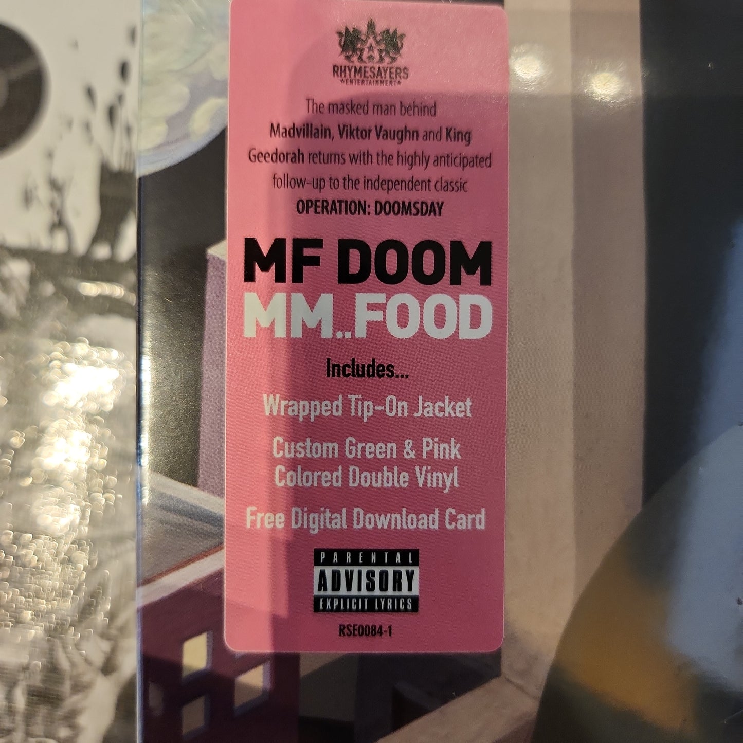 MF Doom - MM.. Food? - Green and Pink Double Vinyl LP