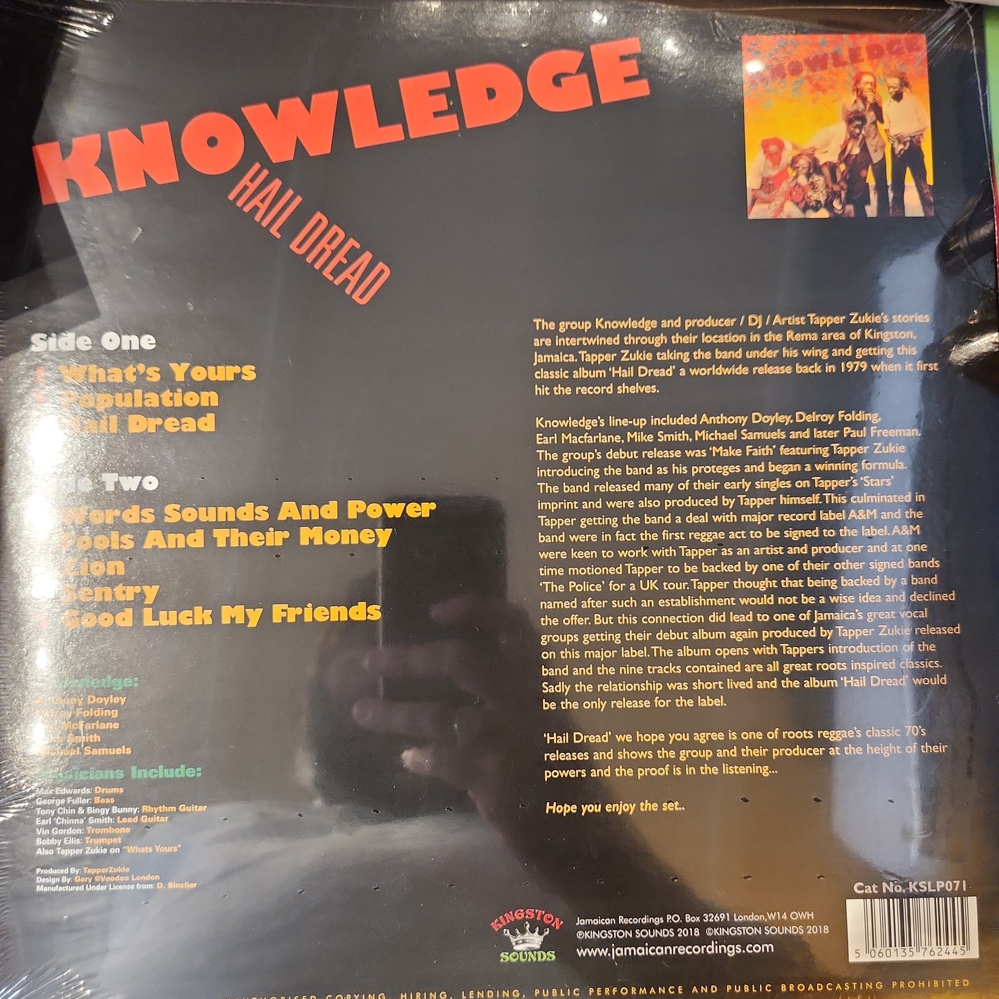 Knowledge - Hail Dread - Vinyl LP