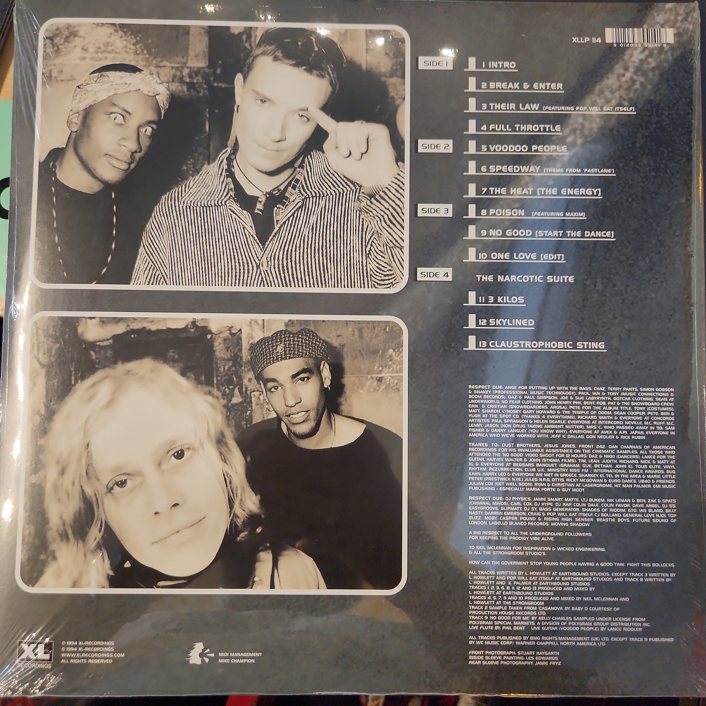 The Prodigy - Music for the Jilted Generation - Double Vinyl LP