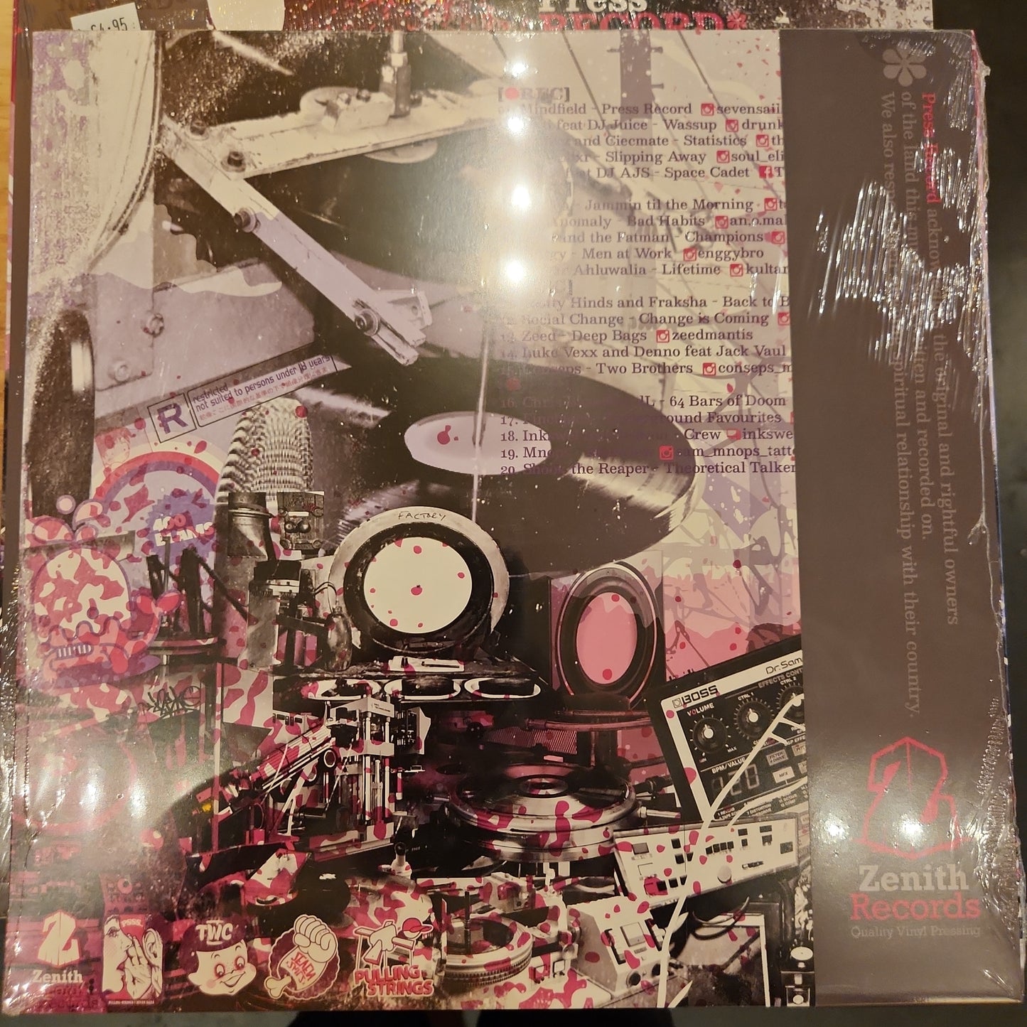 Press Record - Oz Hip Hop Comp - Double Vinyl LP