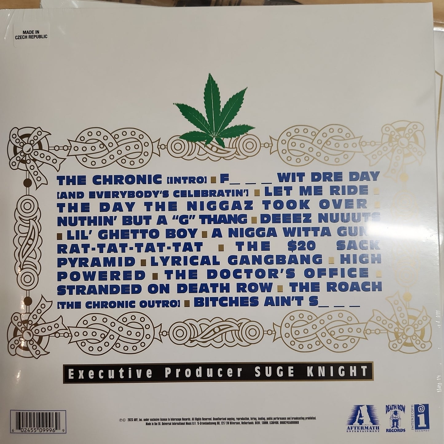 Dr Dre - The Chronic - Double Vinyl LP