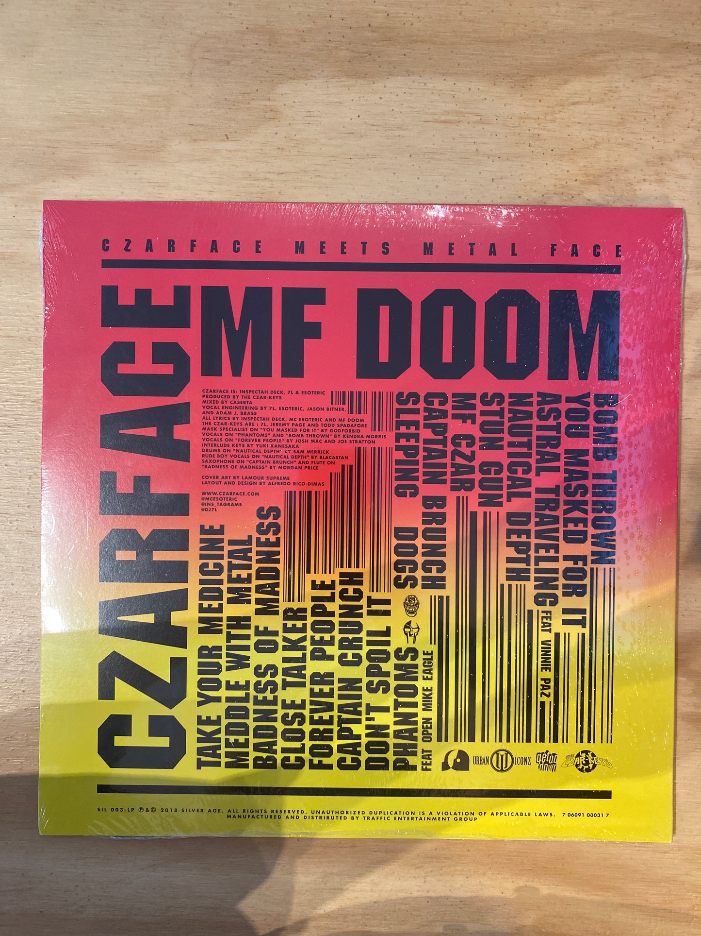 Czarface and MF Doom - Czarface meets Metalface - Vinyl LP