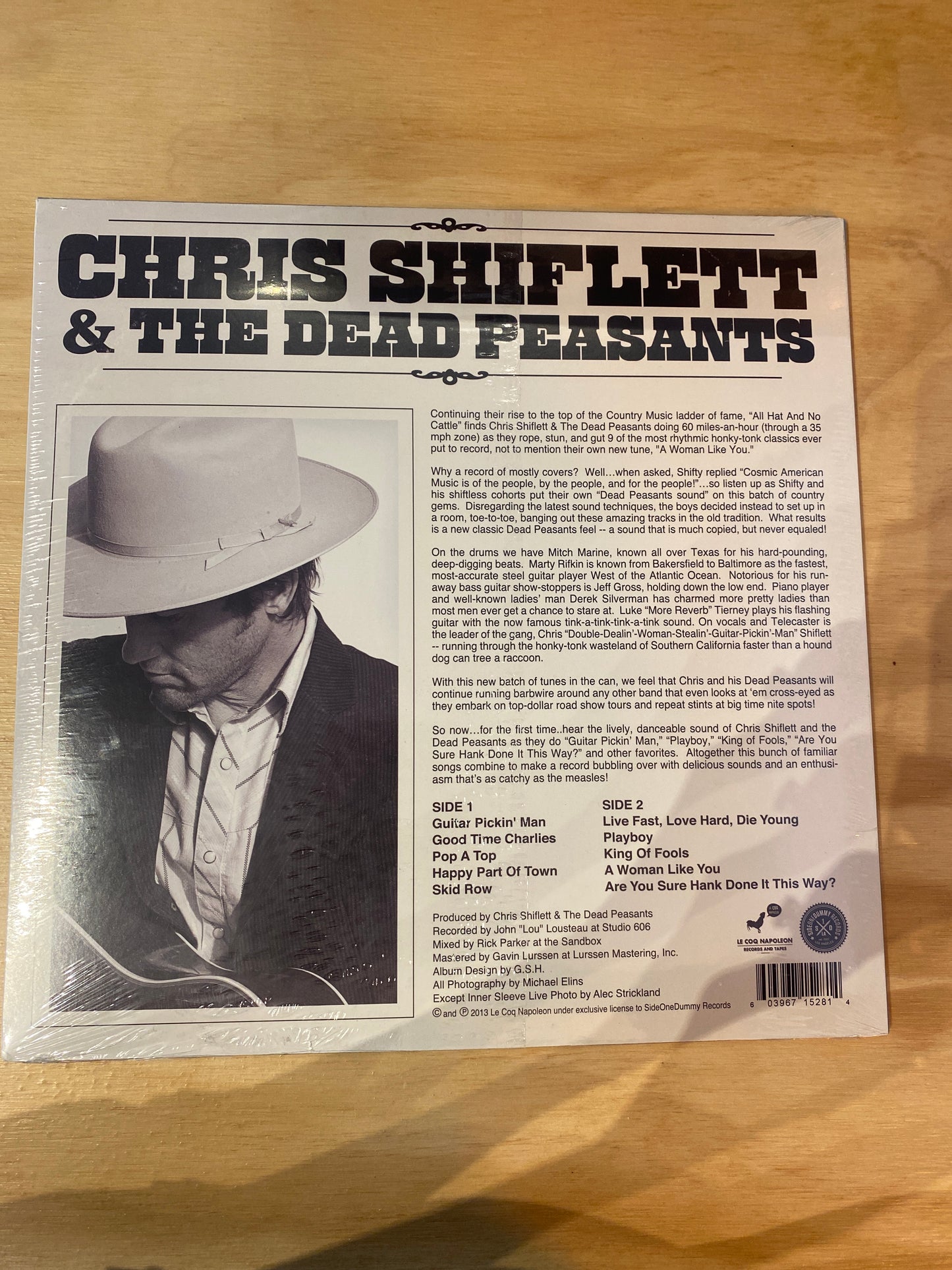 Chris Shiflett & the Dead Peasants - All Hat and no Cattle - Vinyl LP