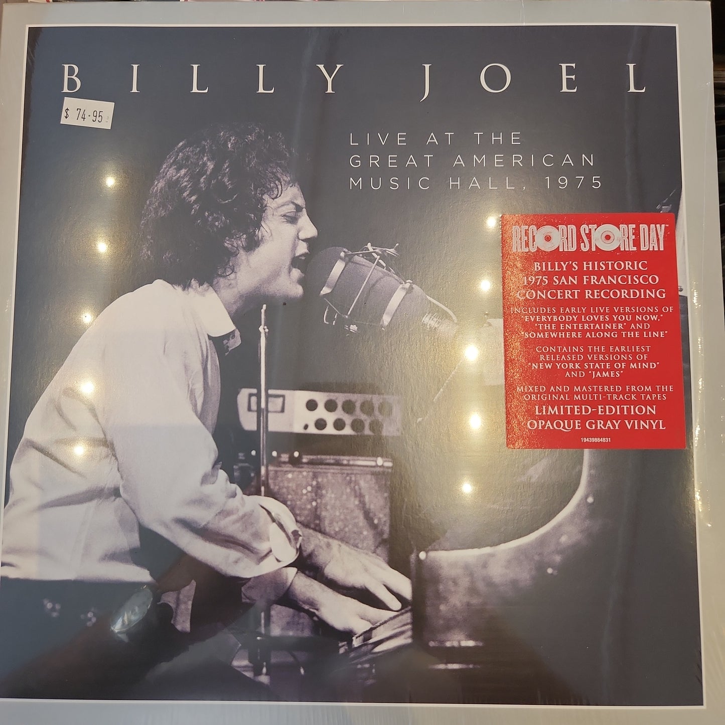 Billy Joel - Live at the Great American Music Hall - Vinyl LP