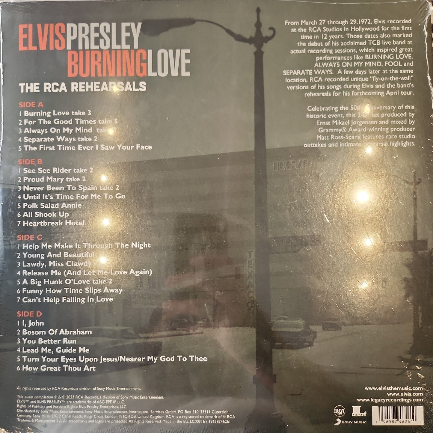 Elvis Presley - Burning Love - RSD Vinyl LP