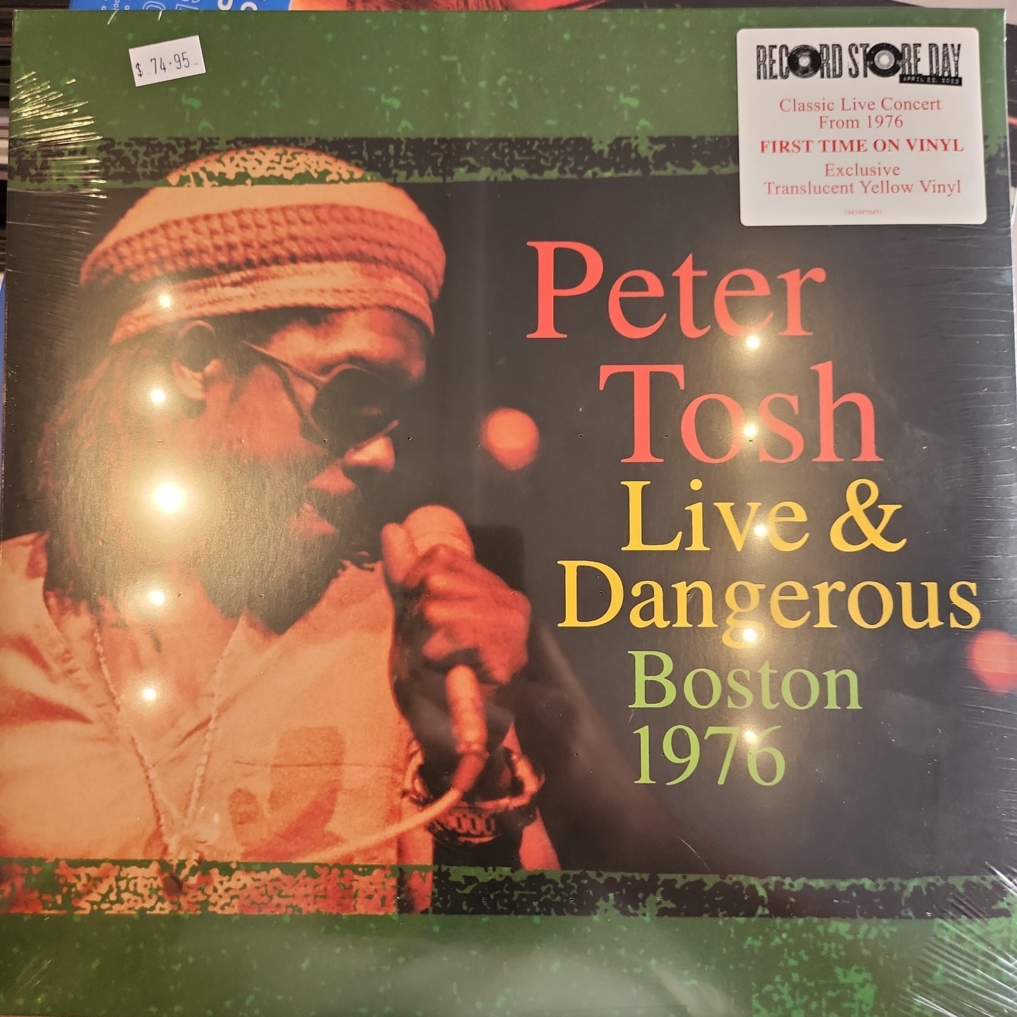 Peter Tosh - Live and Dangerous - RSD Vinyl LP