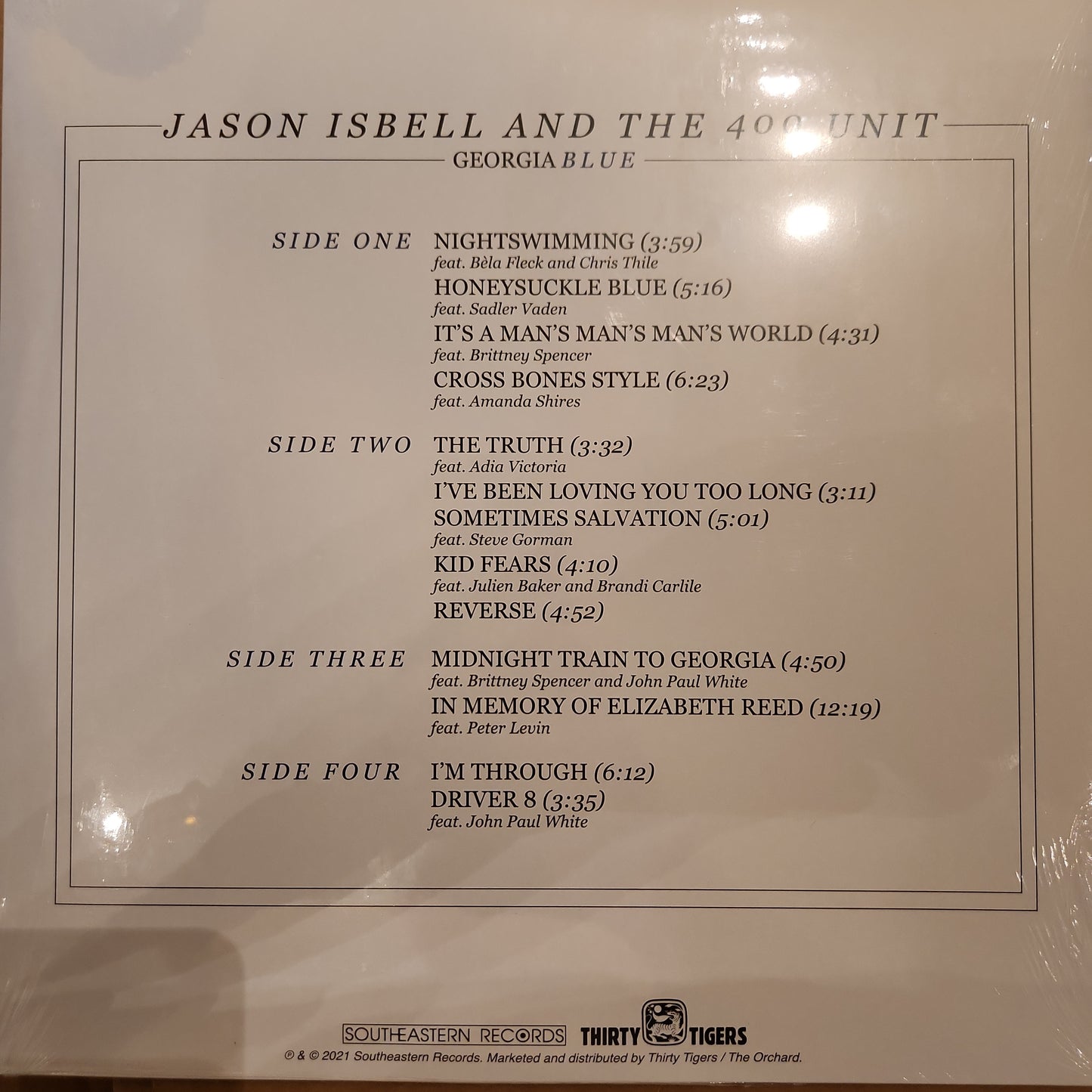 Jason Isbell - Georgia Blue - Double Vinyl LP