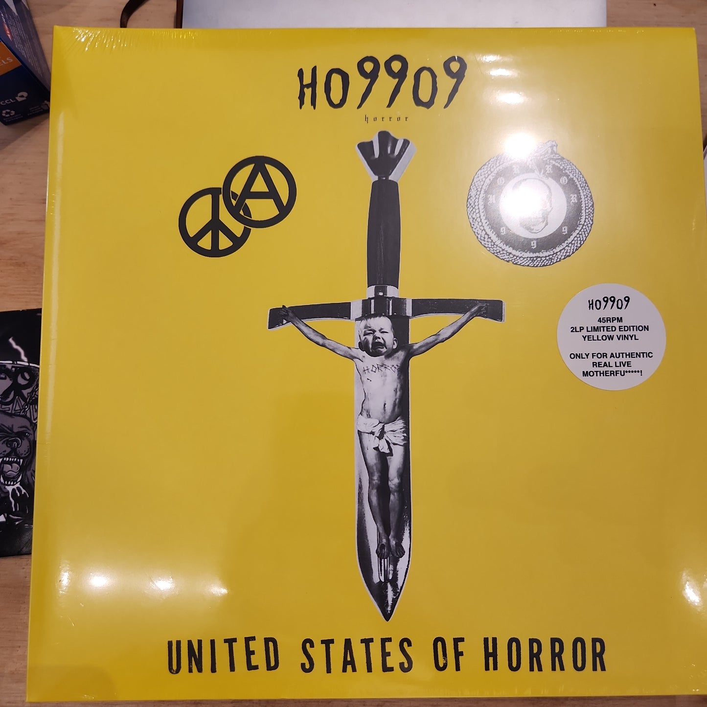 Ho99o9 - United States of Horror - Limited Yellow Double Vinyl LP
