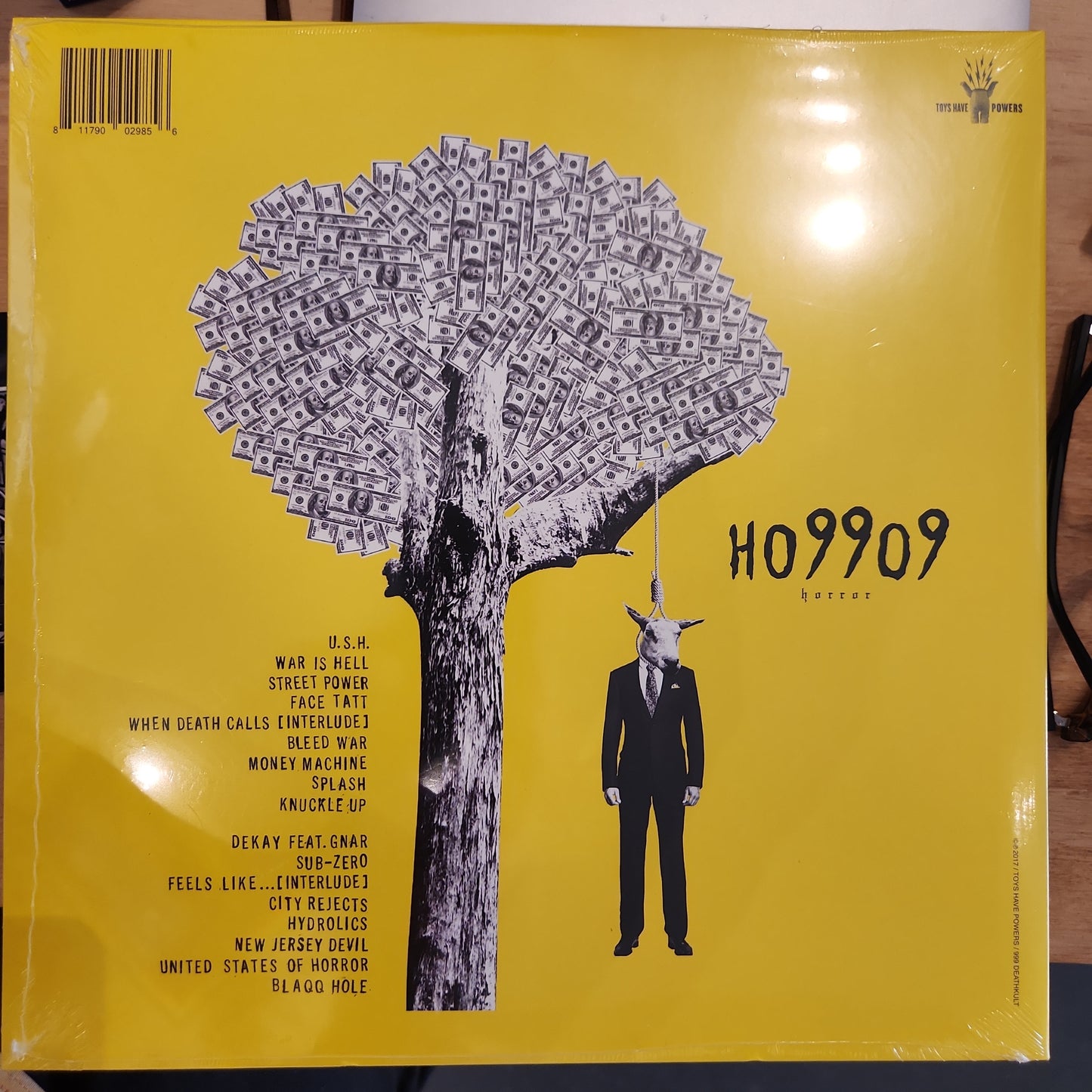 Ho99o9 - United States of Horror - Limited Yellow Double Vinyl LP