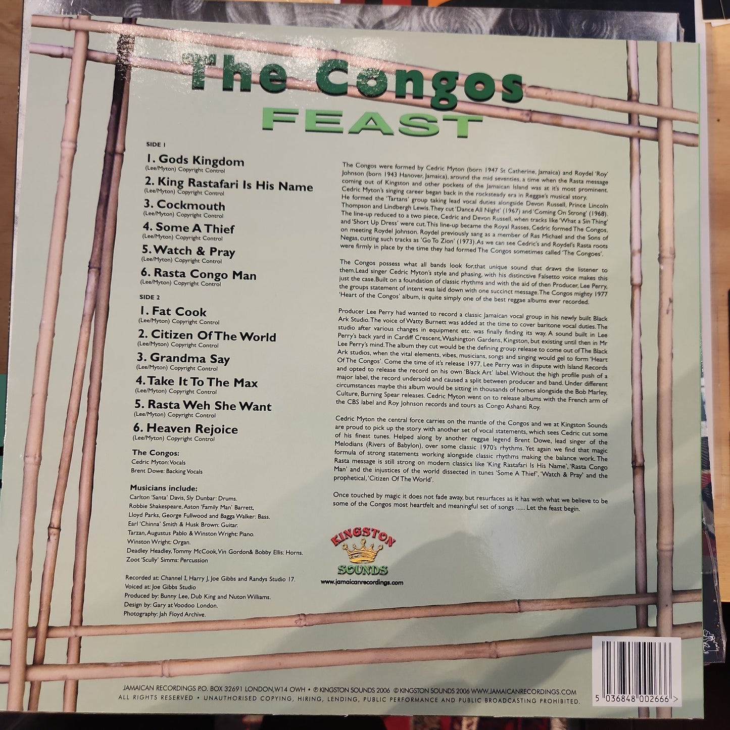 The Congos - Feast - Vinyl LP