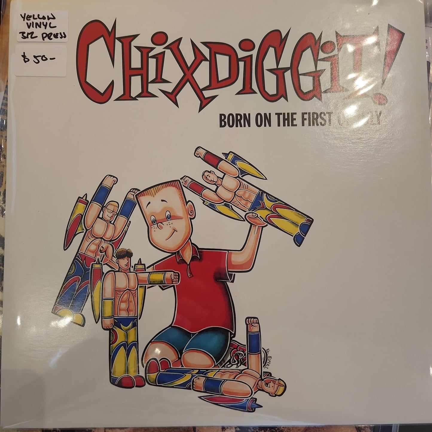 Chixdiggit - Born on the 1st of July - Used Limited Edition Colour Vinyl LP