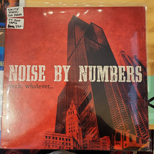 Noise by Numbers - yeah, whatever - Used White Vinyl LP