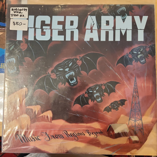 Tiger Army - Music from Regions Beyond - Used Burgandy Colour Vinyl
