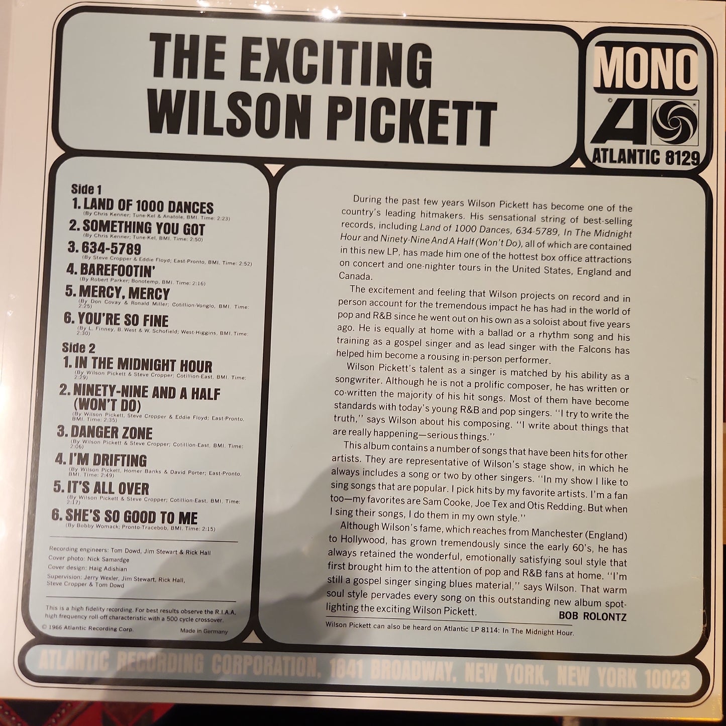 Wilson Pickett - The Exciting Wilson Pickett - Vinyl LP