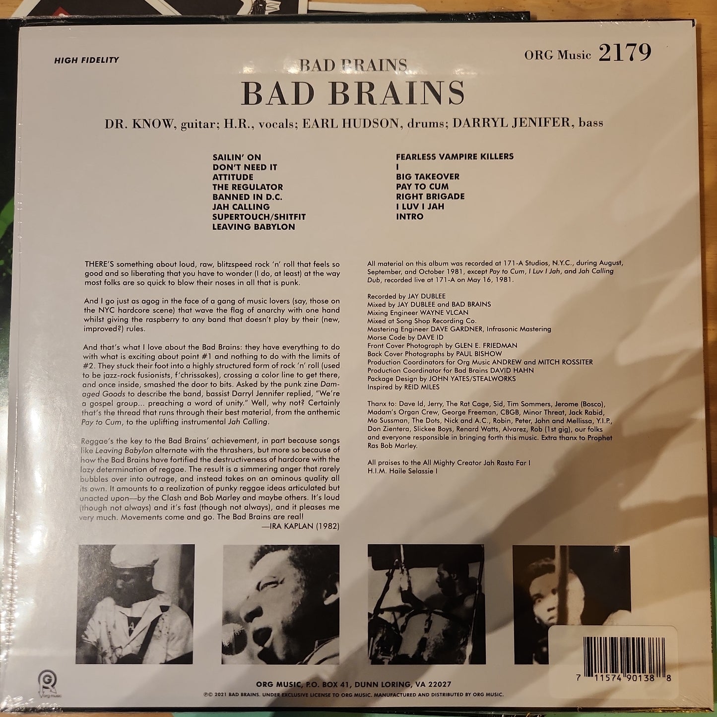 Bad Brains - Bad Brains - Punk Note Edition Vinyl