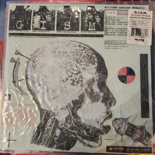 G.I.S.M - Military Affairs Neurotic - Colour Vinyl LP