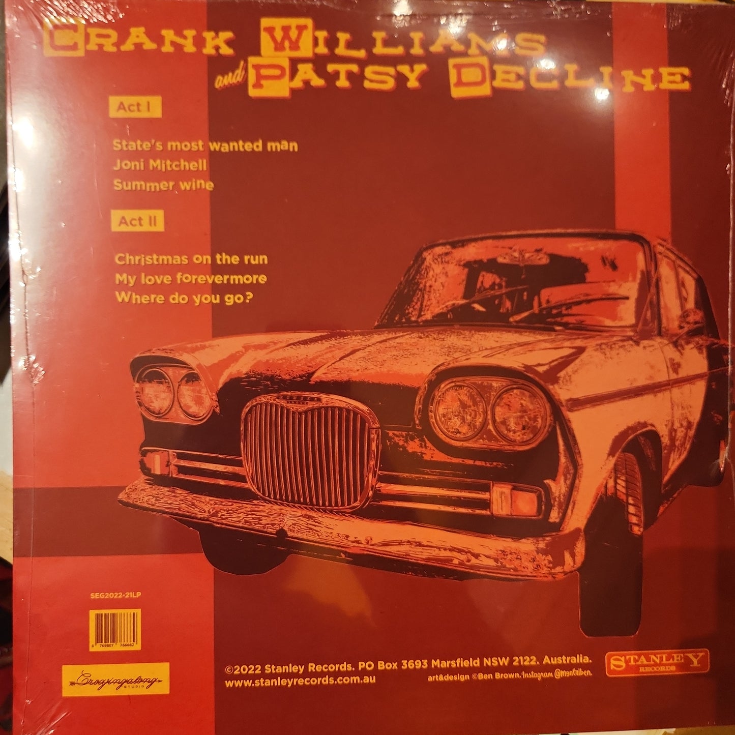 Crank Williams and Patsy Decline - Until Death - Vinyl LP