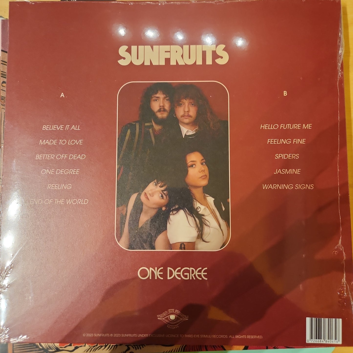 Sunfruits - One Degree - Vinyl LP