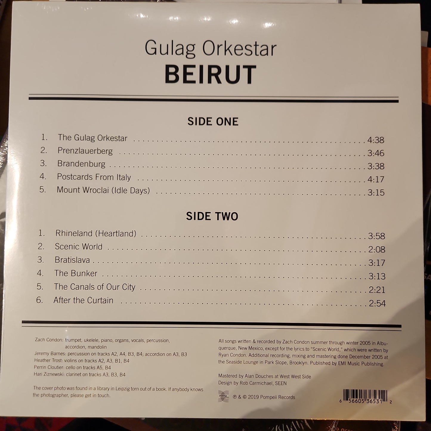 Beirut - Gulag Orkestar - Vinyl LP