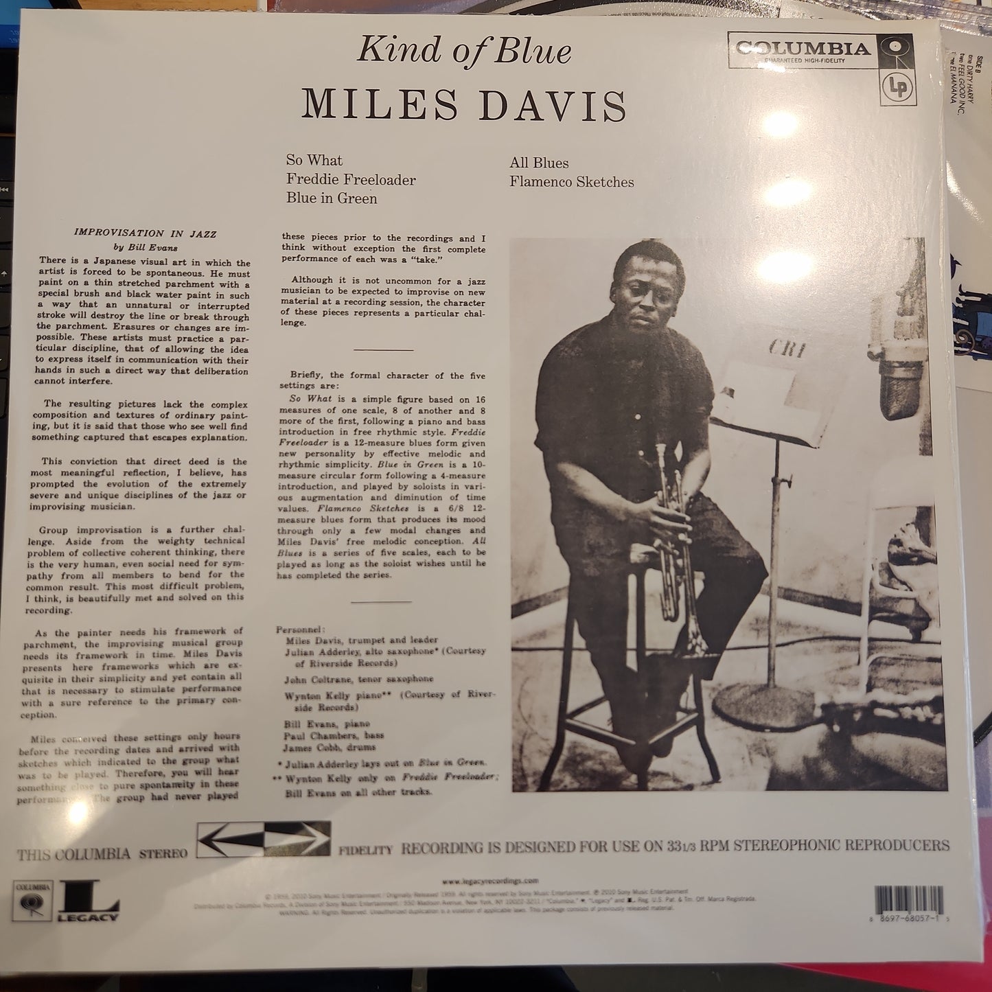 Miles Davis - Kind of Blue - Vinyl LP